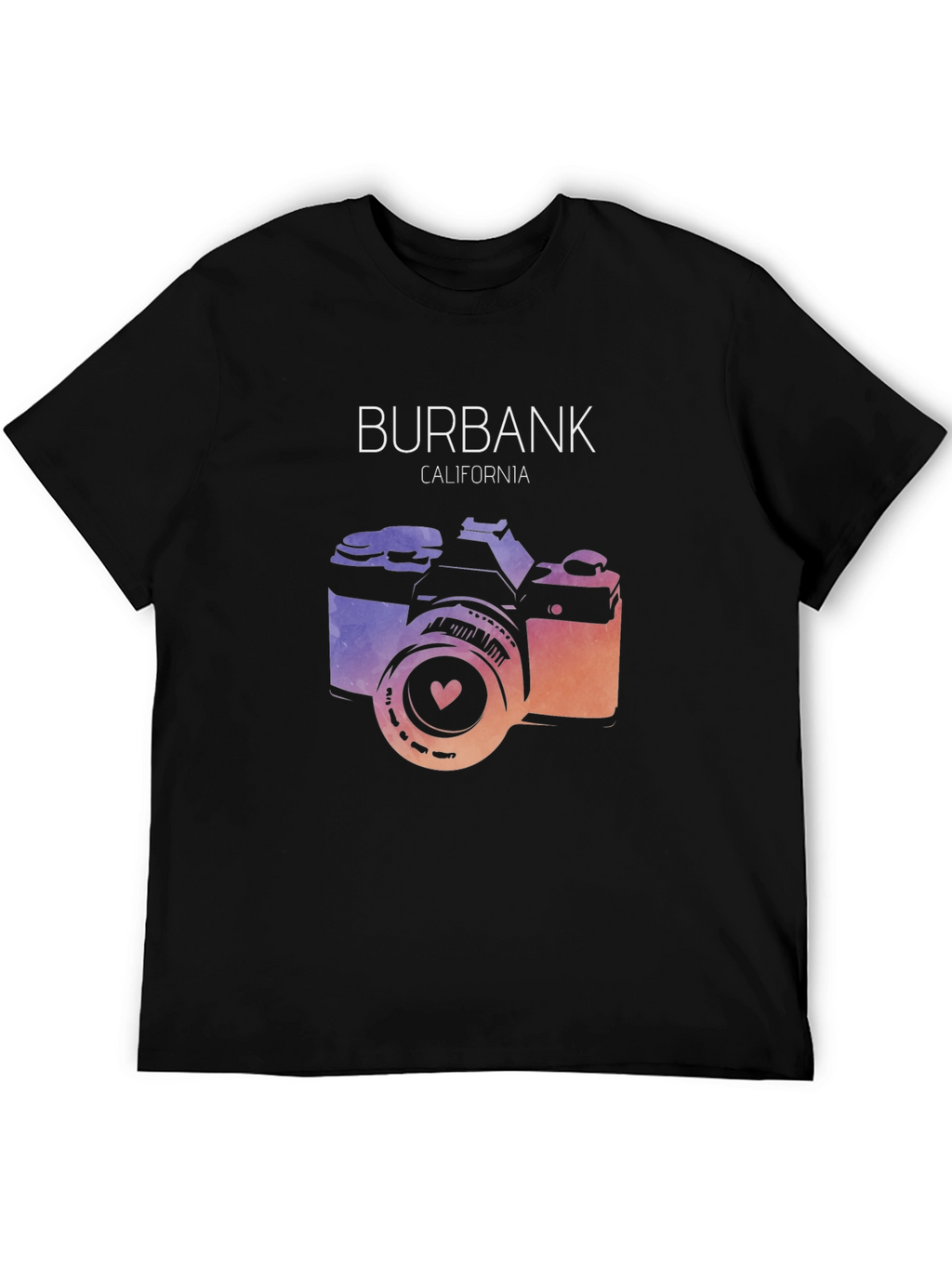 Burbank California Camera Graphic Tee