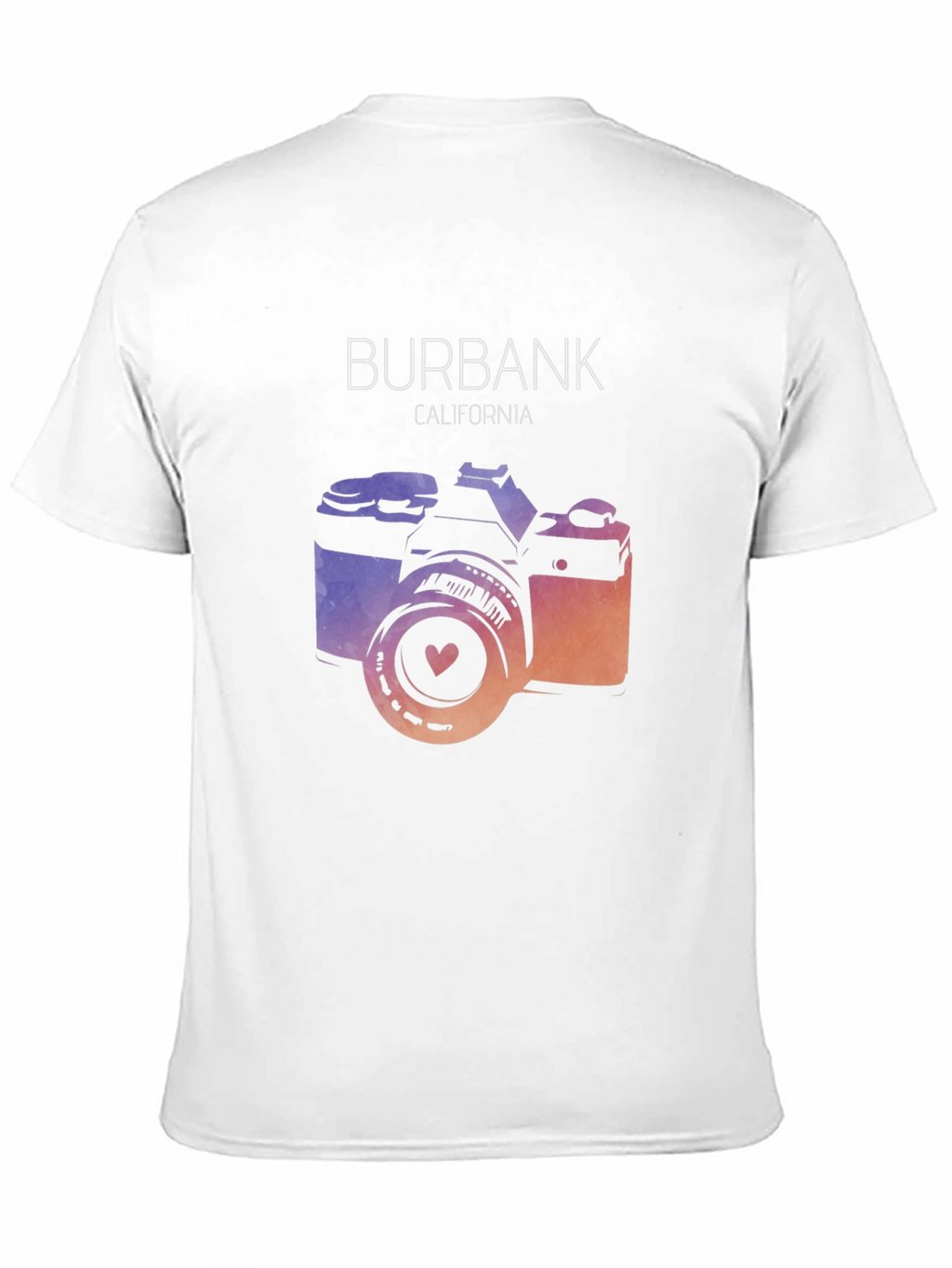 Burbank California Camera Graphic Tee