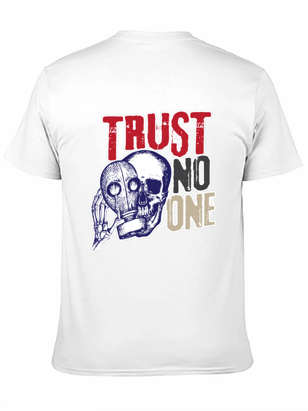 Trust No One Skull Graphic Tee
