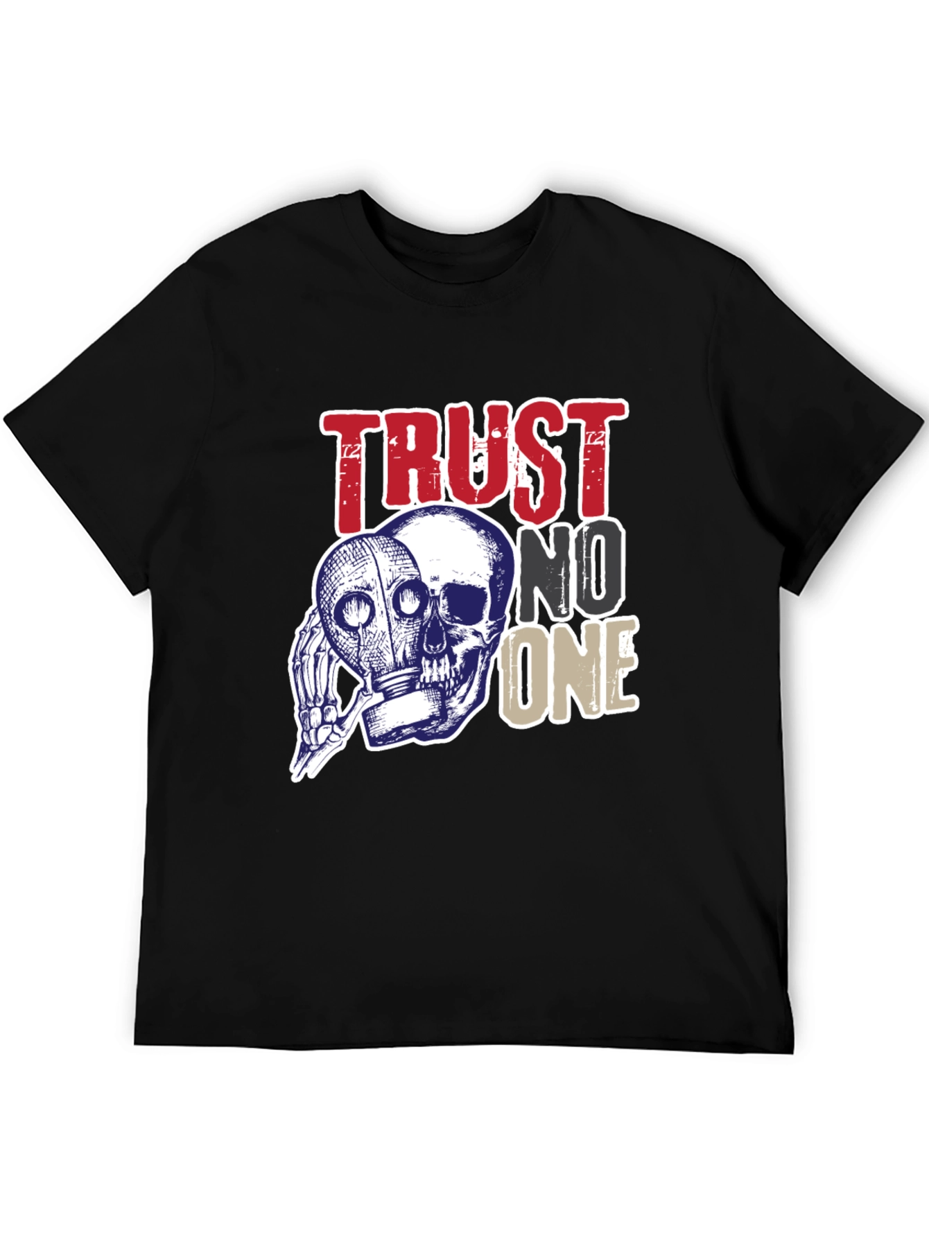 Trust No One Skull Graphic Tee