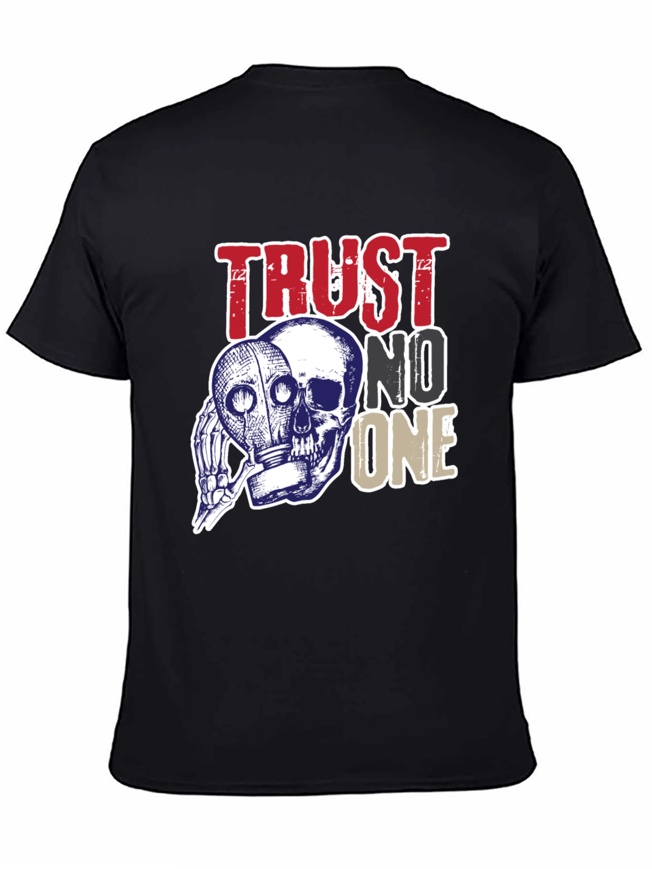 Trust No One Skull Graphic Tee