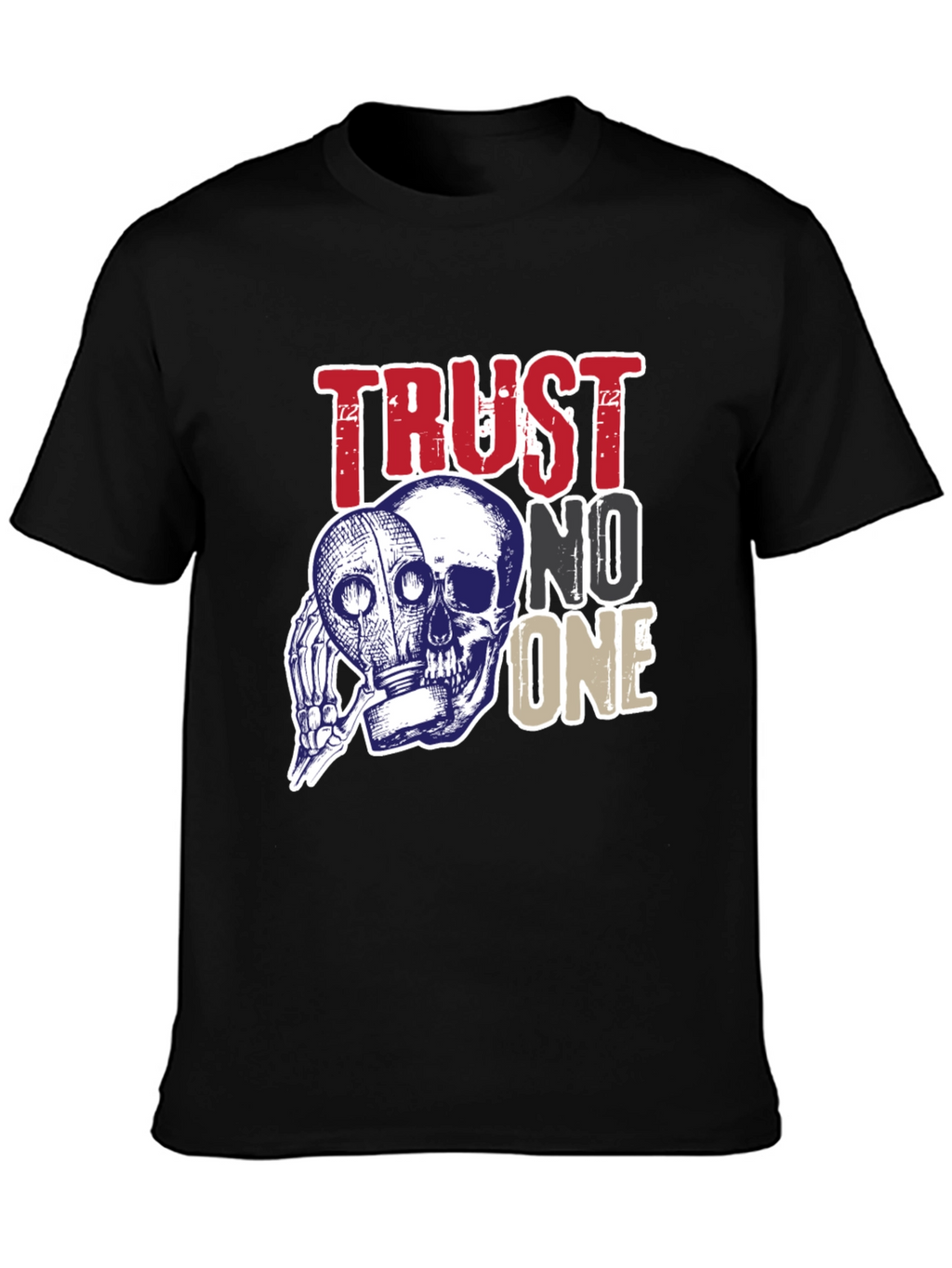 Trust No One Skull Graphic Tee