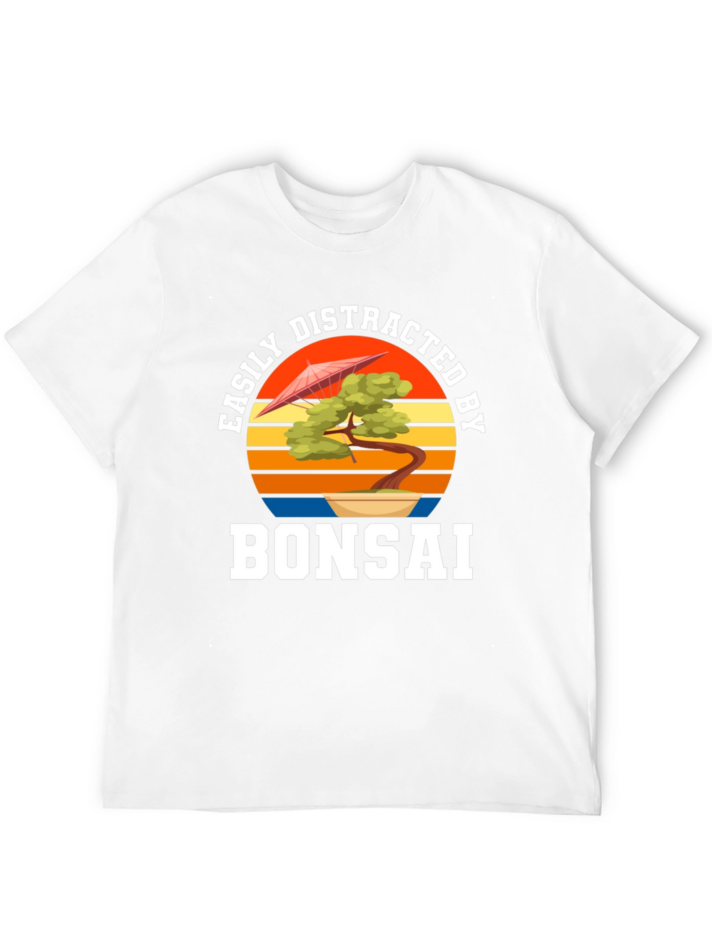 Easily Distracted by Bonsai Black T-Shirt