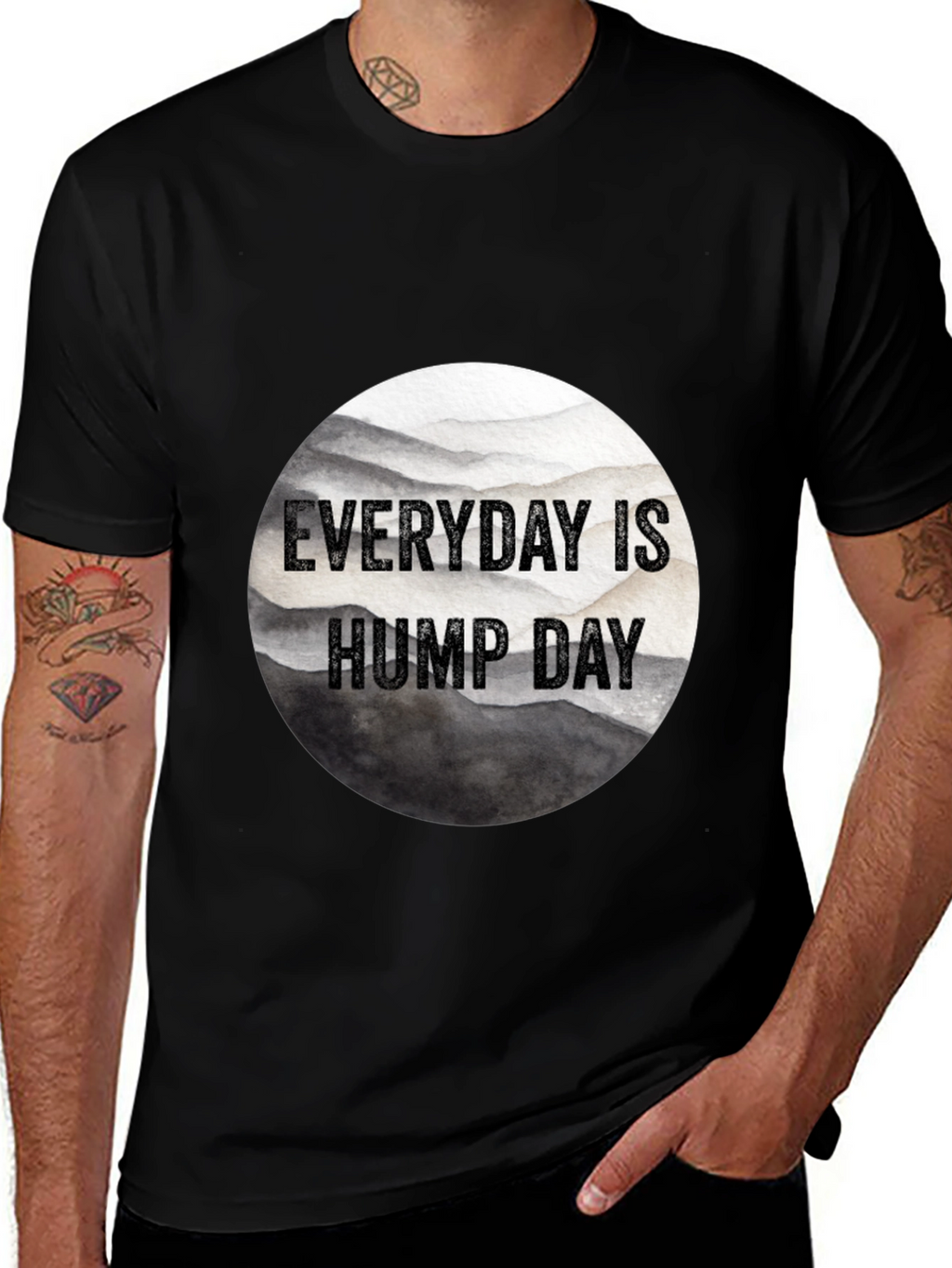 Everyday is Hump Day Black T-Shirt