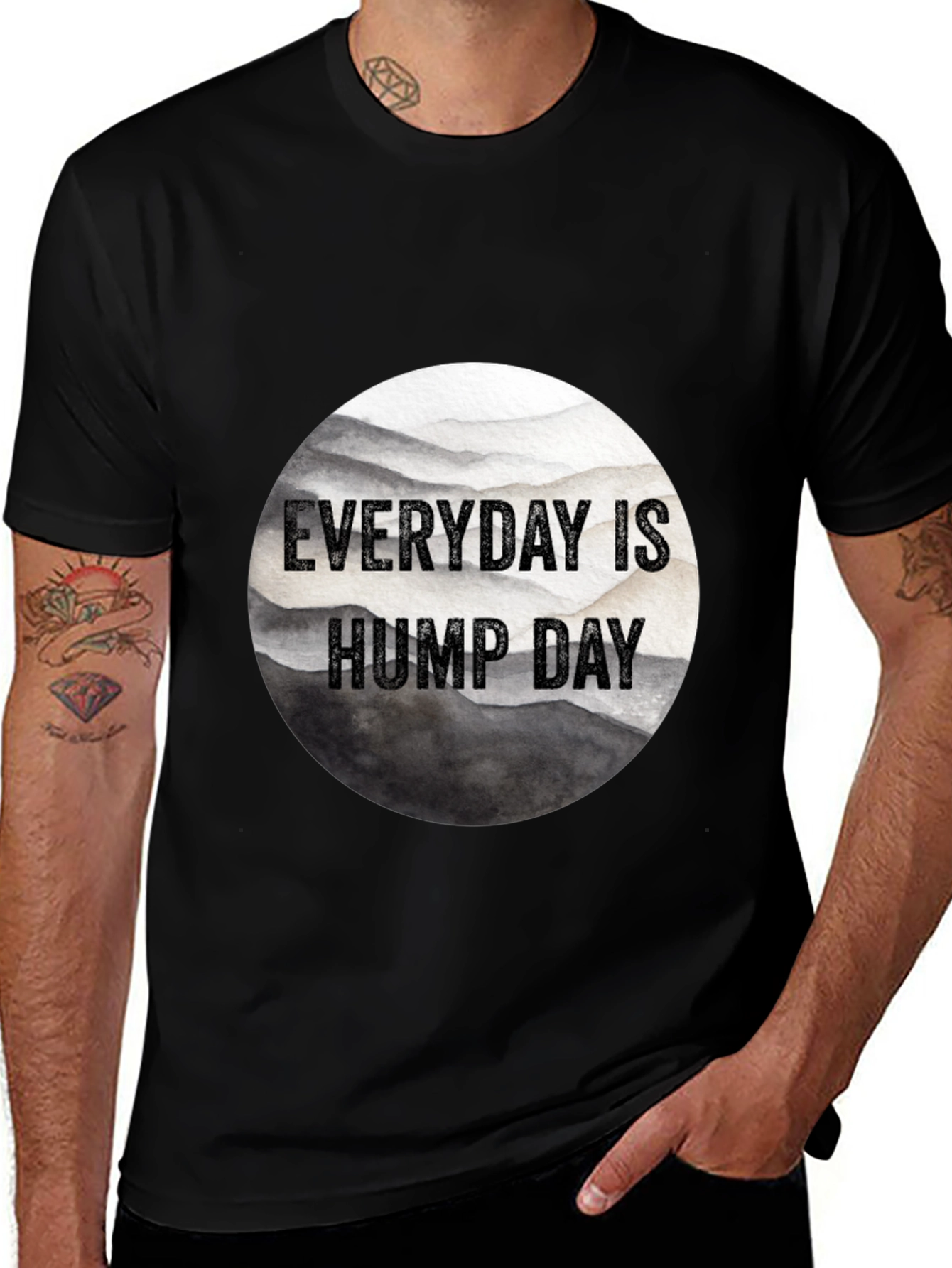 Everyday is Hump Day Black T-Shirt