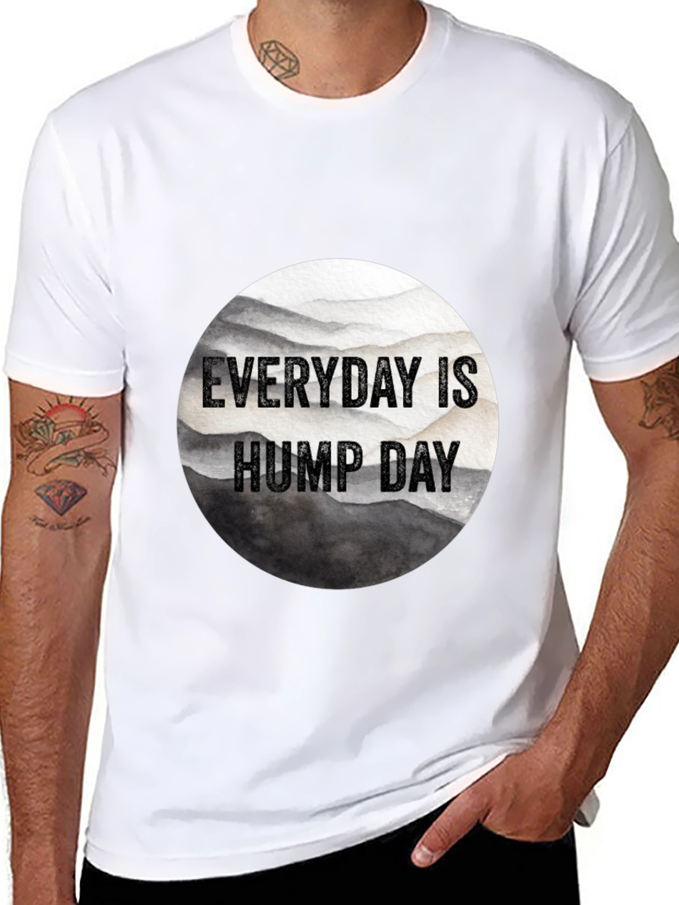 Everyday is Hump Day Black T-Shirt