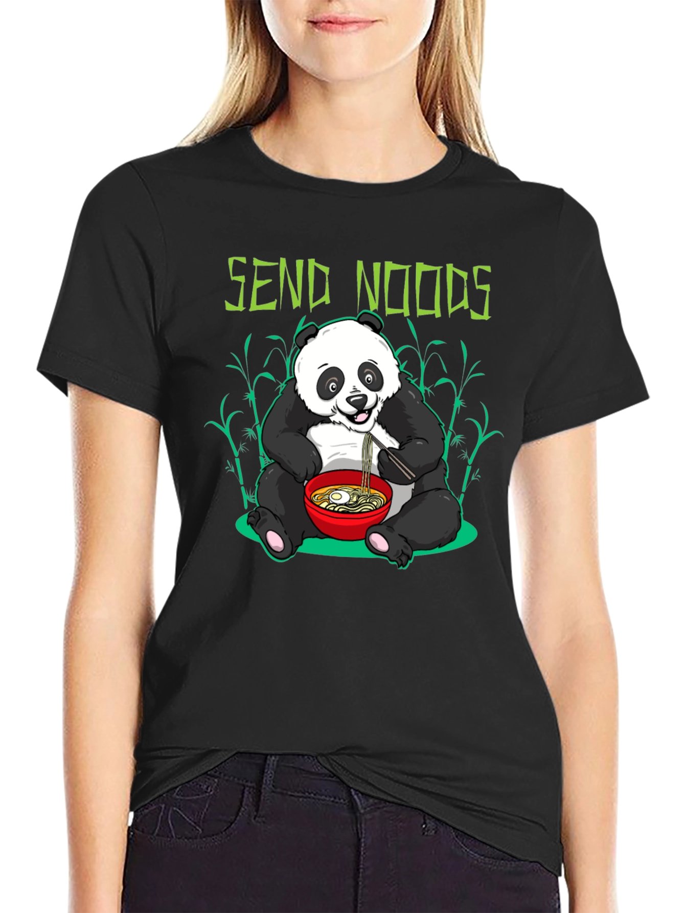 Send Noods Panda Graphic Tee