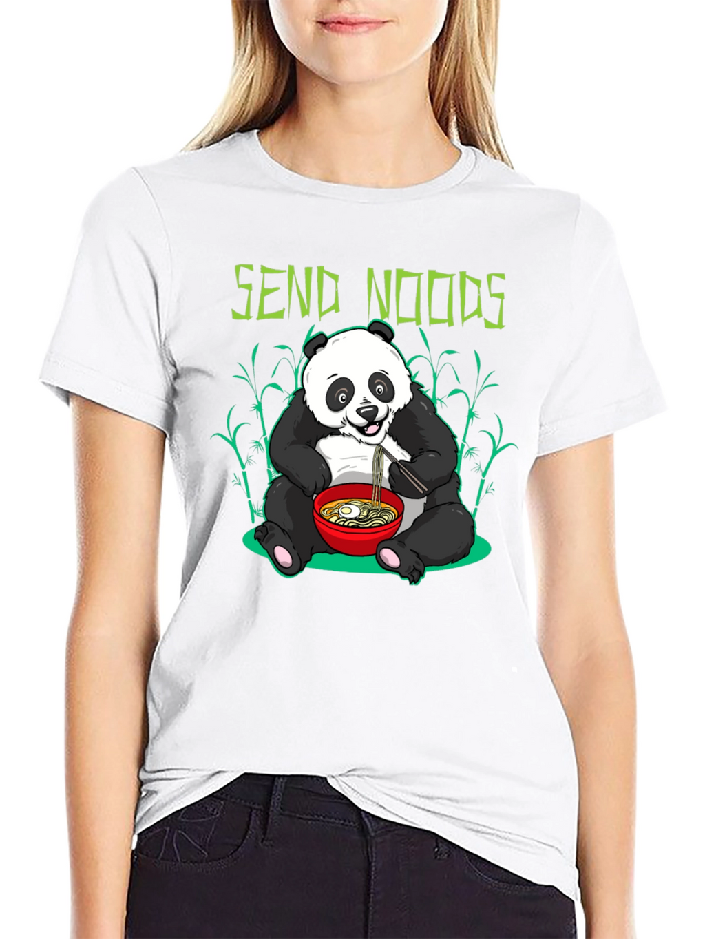 Send Noods Panda Graphic Tee