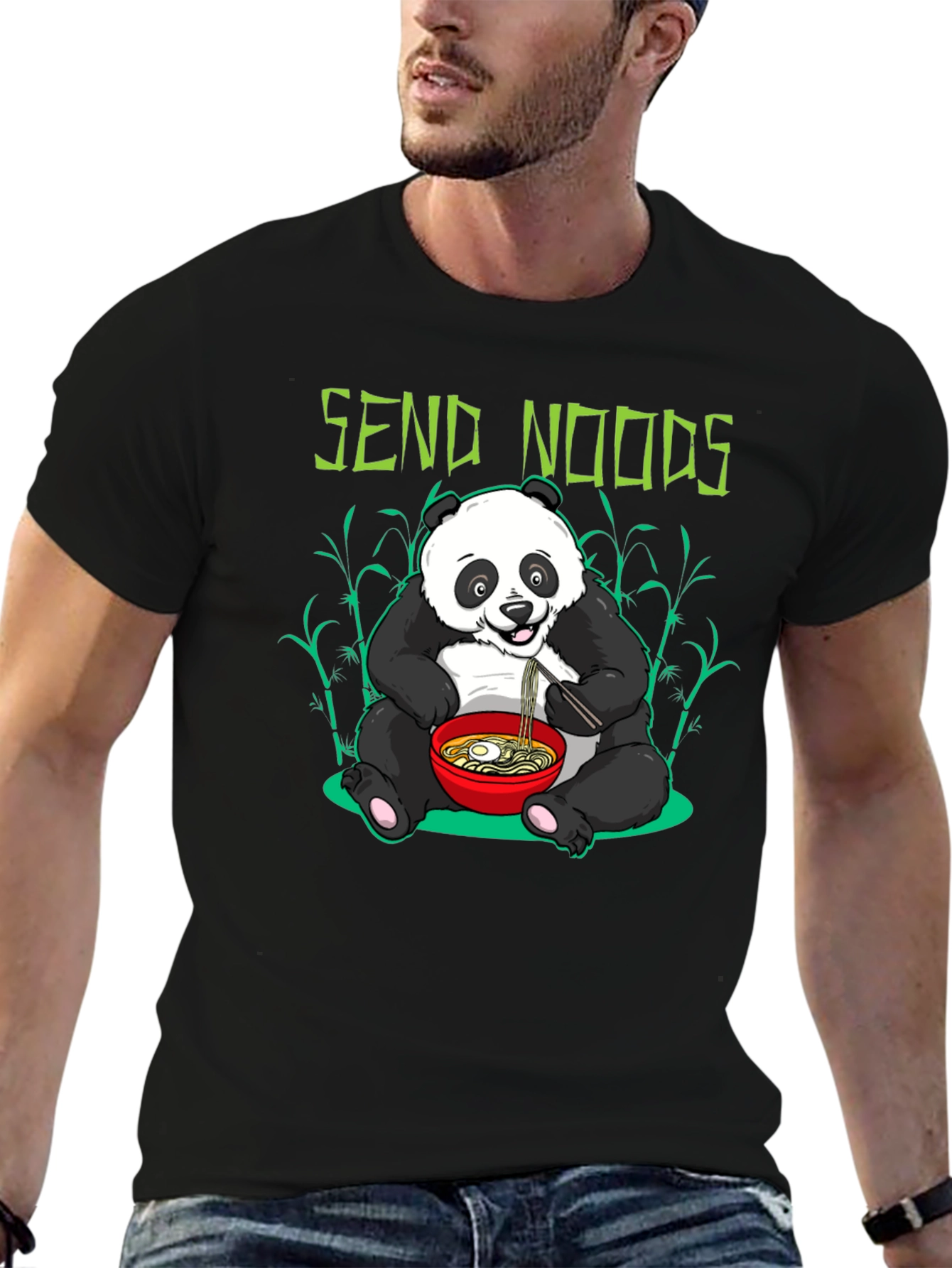 Send Noods Panda Graphic Tee