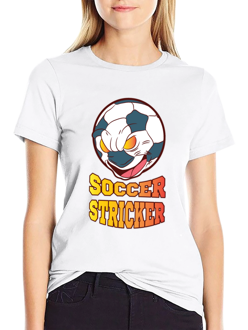 Soccer Stricker Graphic T-Shirt