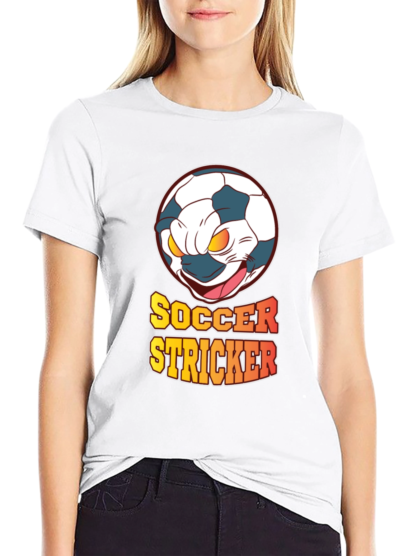 Soccer Stricker Graphic T-Shirt