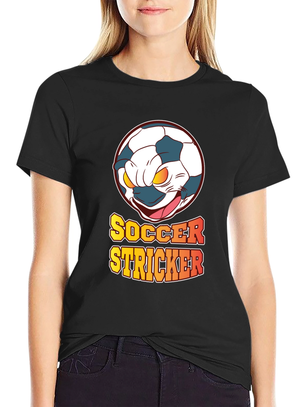 Soccer Stricker Graphic T-Shirt