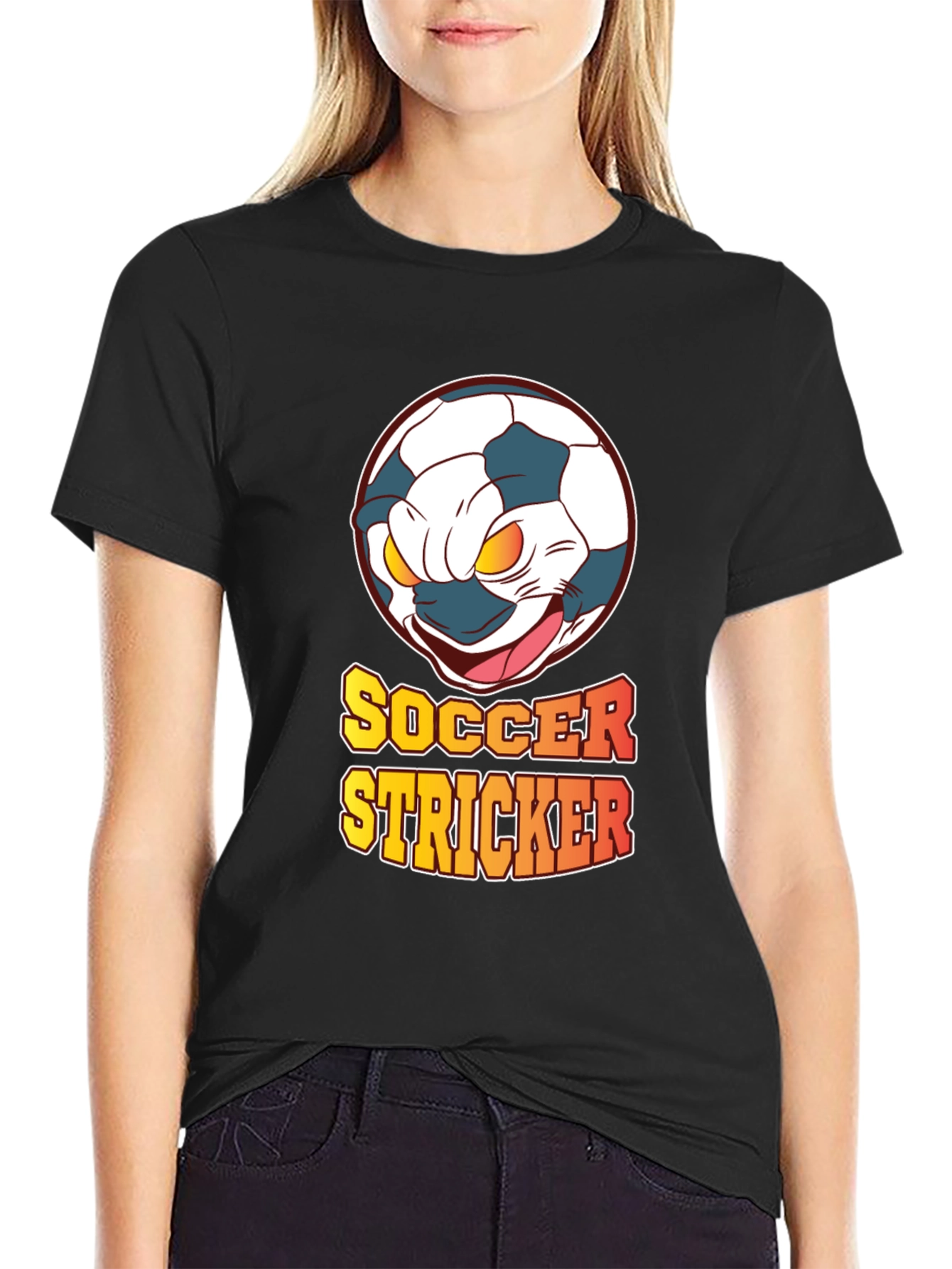 Soccer Stricker Graphic T-Shirt