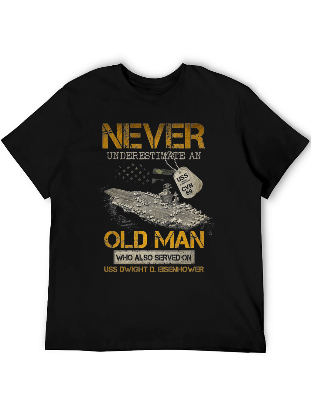 Never Underestimate an Old Man T-Shirt