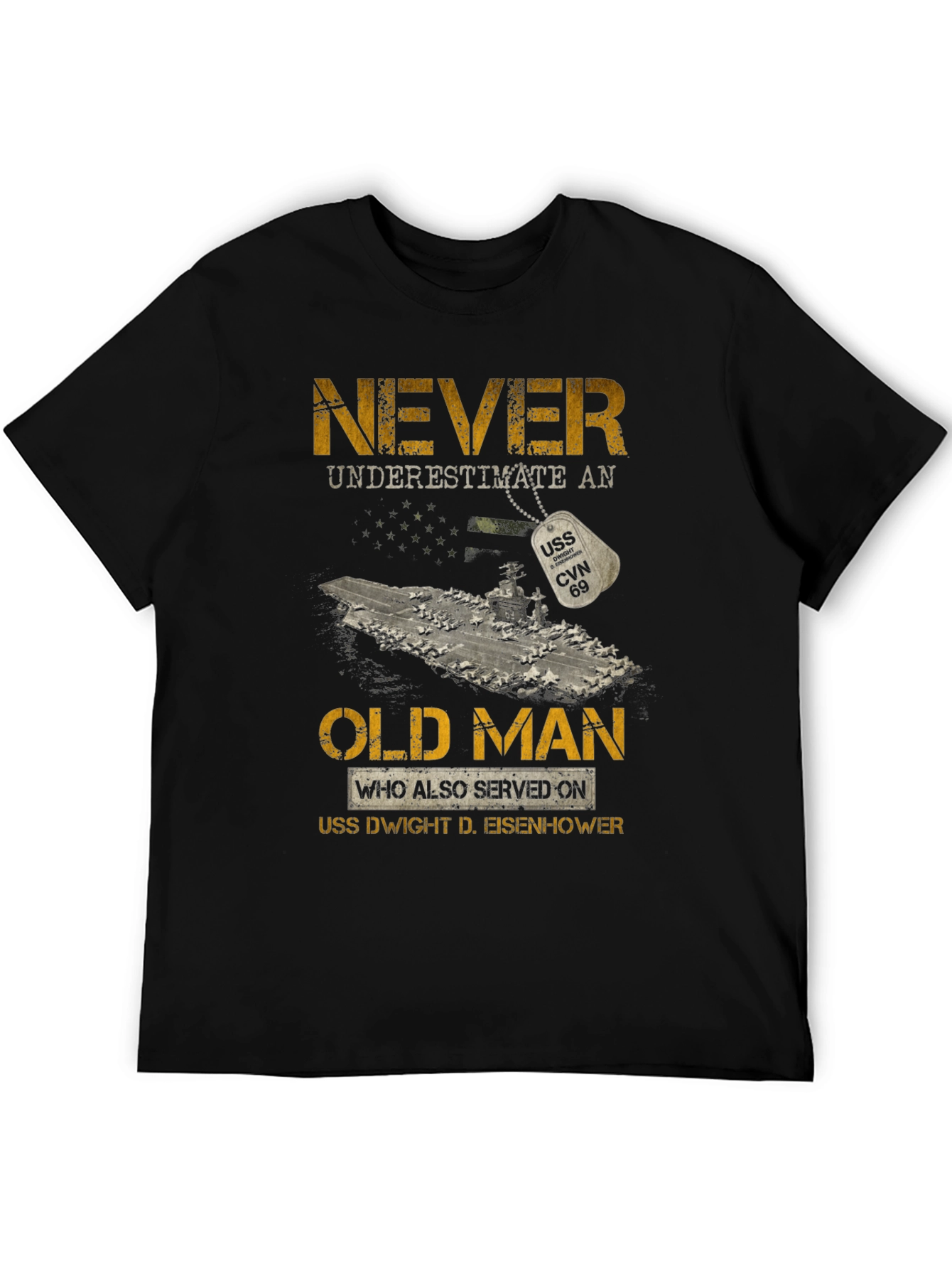 Never Underestimate an Old Man T-Shirt