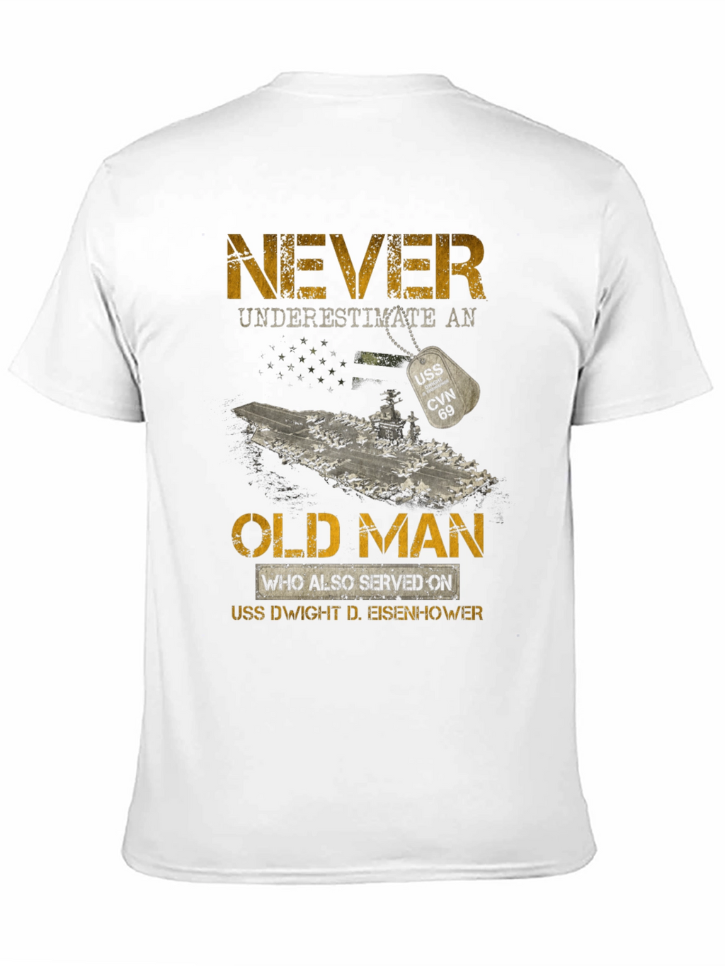 Never Underestimate an Old Man T-Shirt