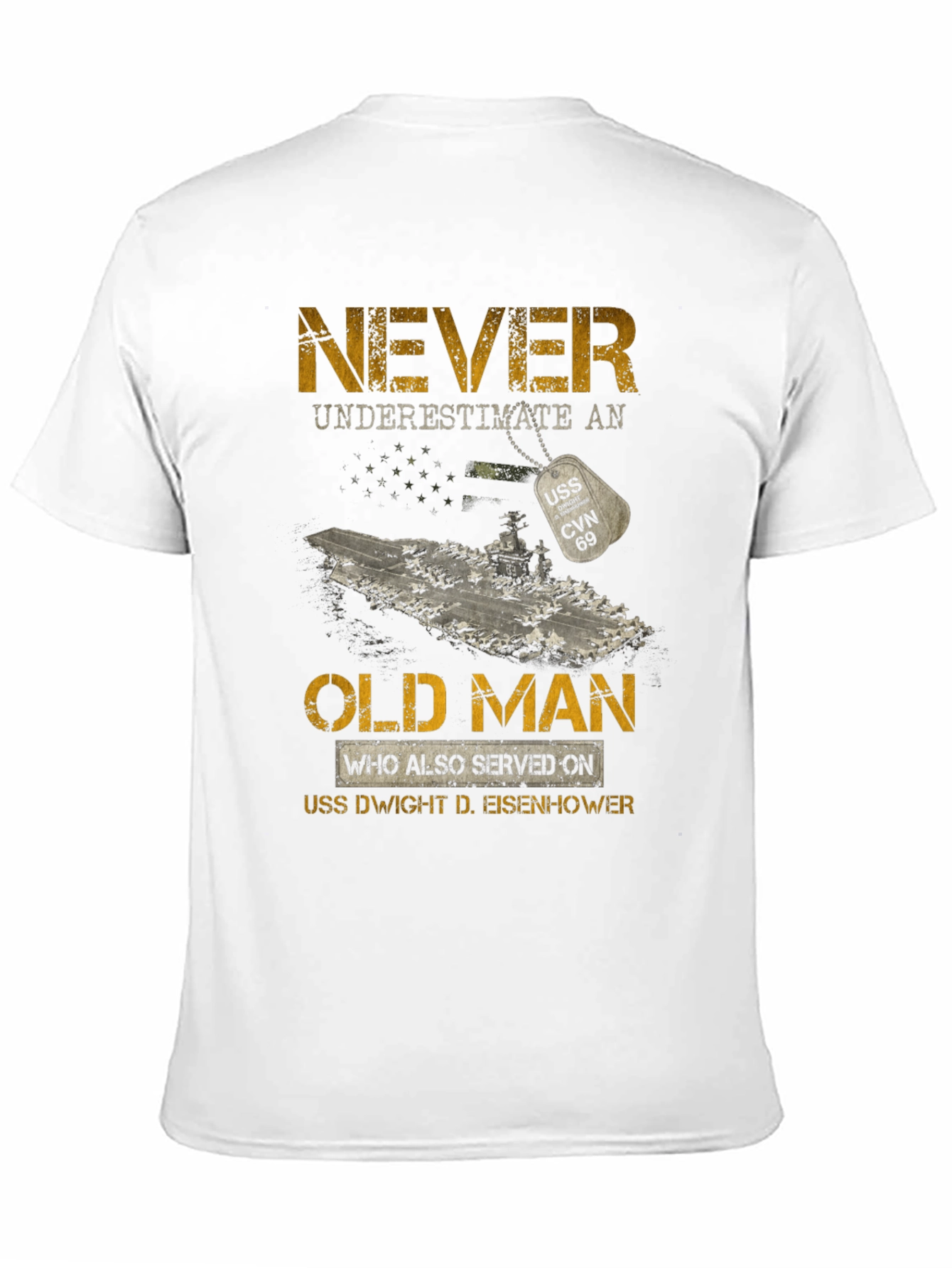 Never Underestimate an Old Man T-Shirt