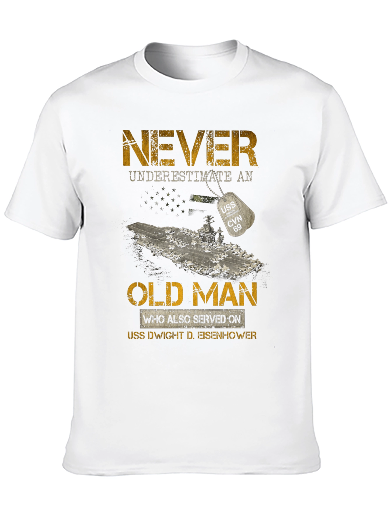 Never Underestimate an Old Man T-Shirt