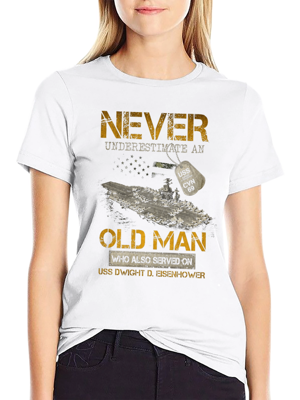 Never Underestimate an Old Man T-Shirt