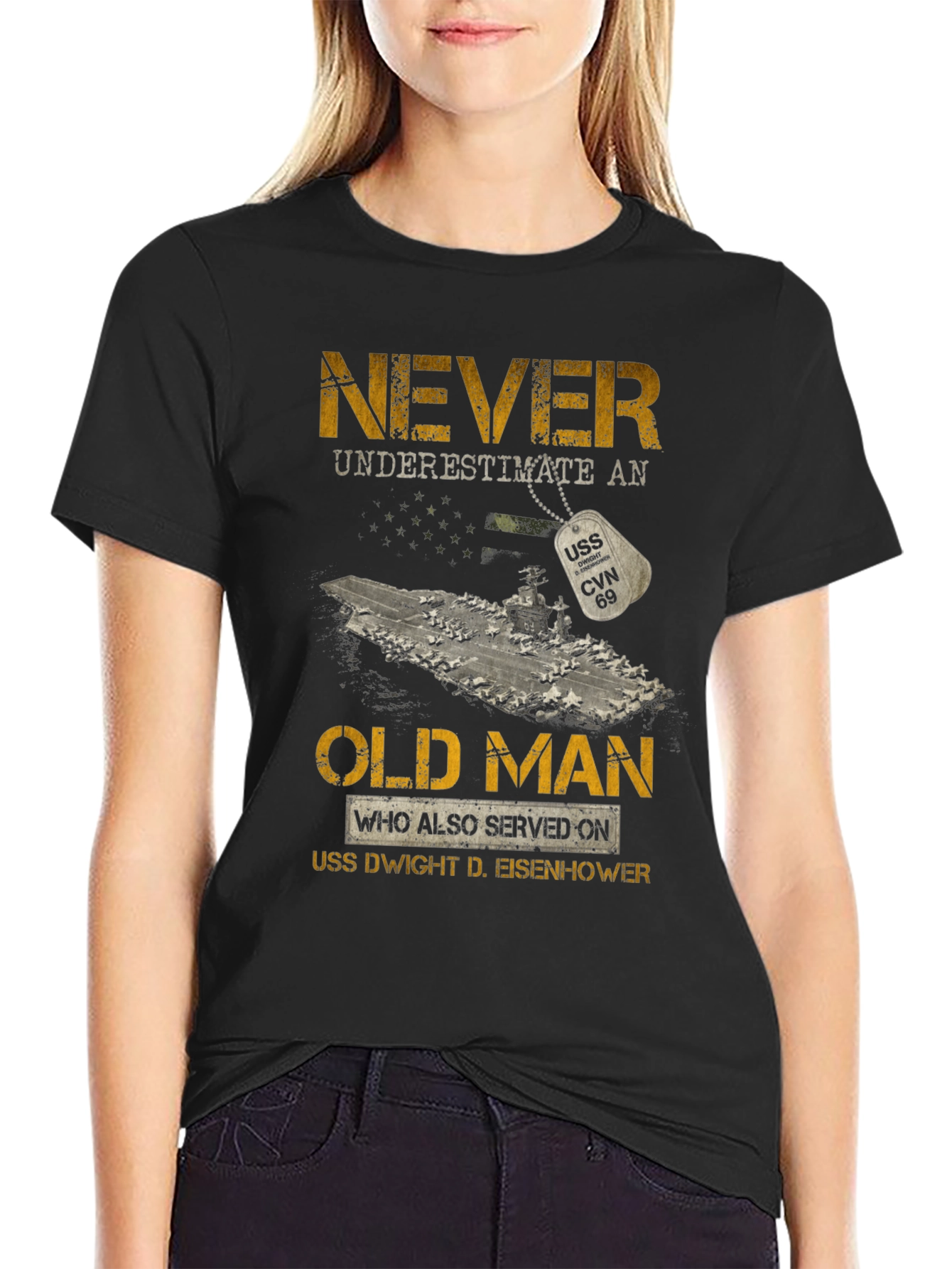 Never Underestimate an Old Man T-Shirt