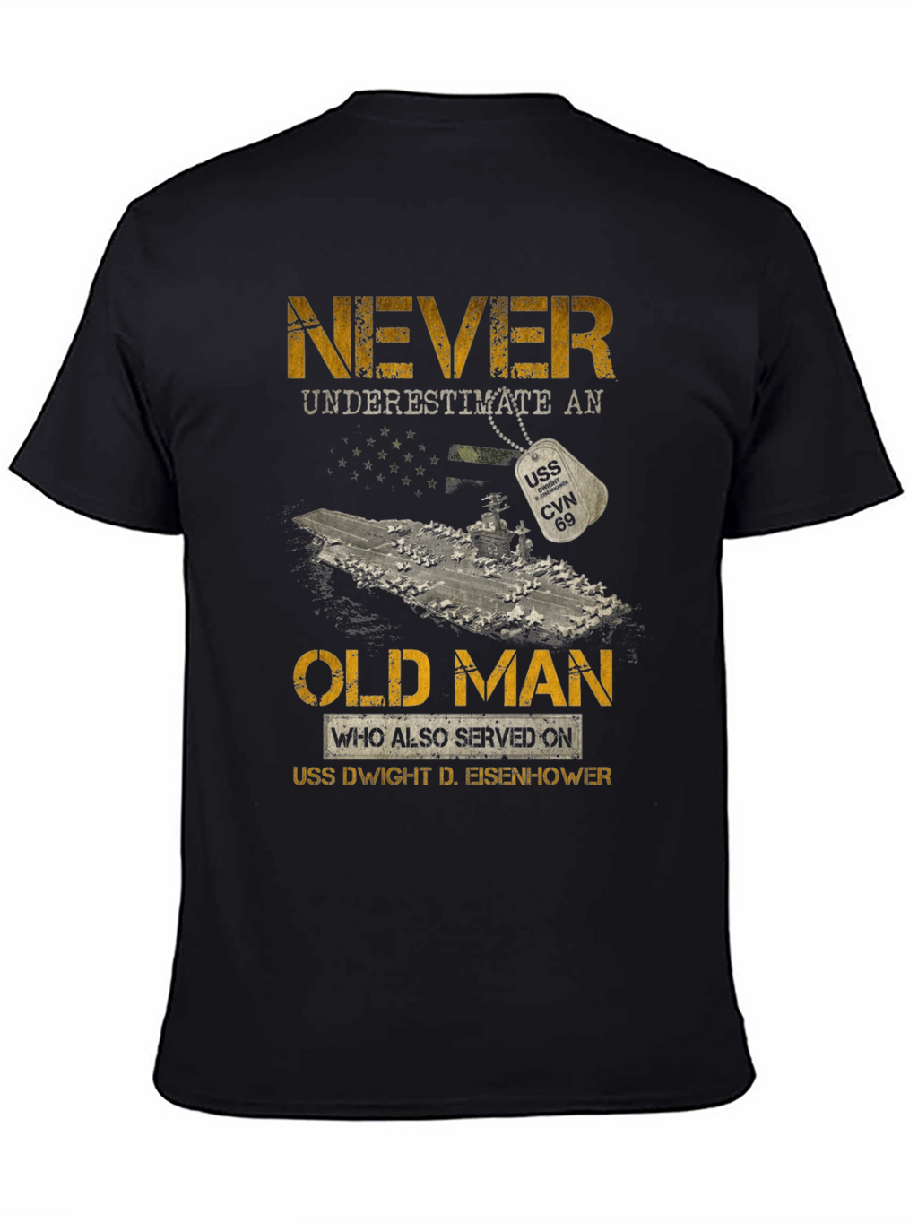 Never Underestimate an Old Man T-Shirt