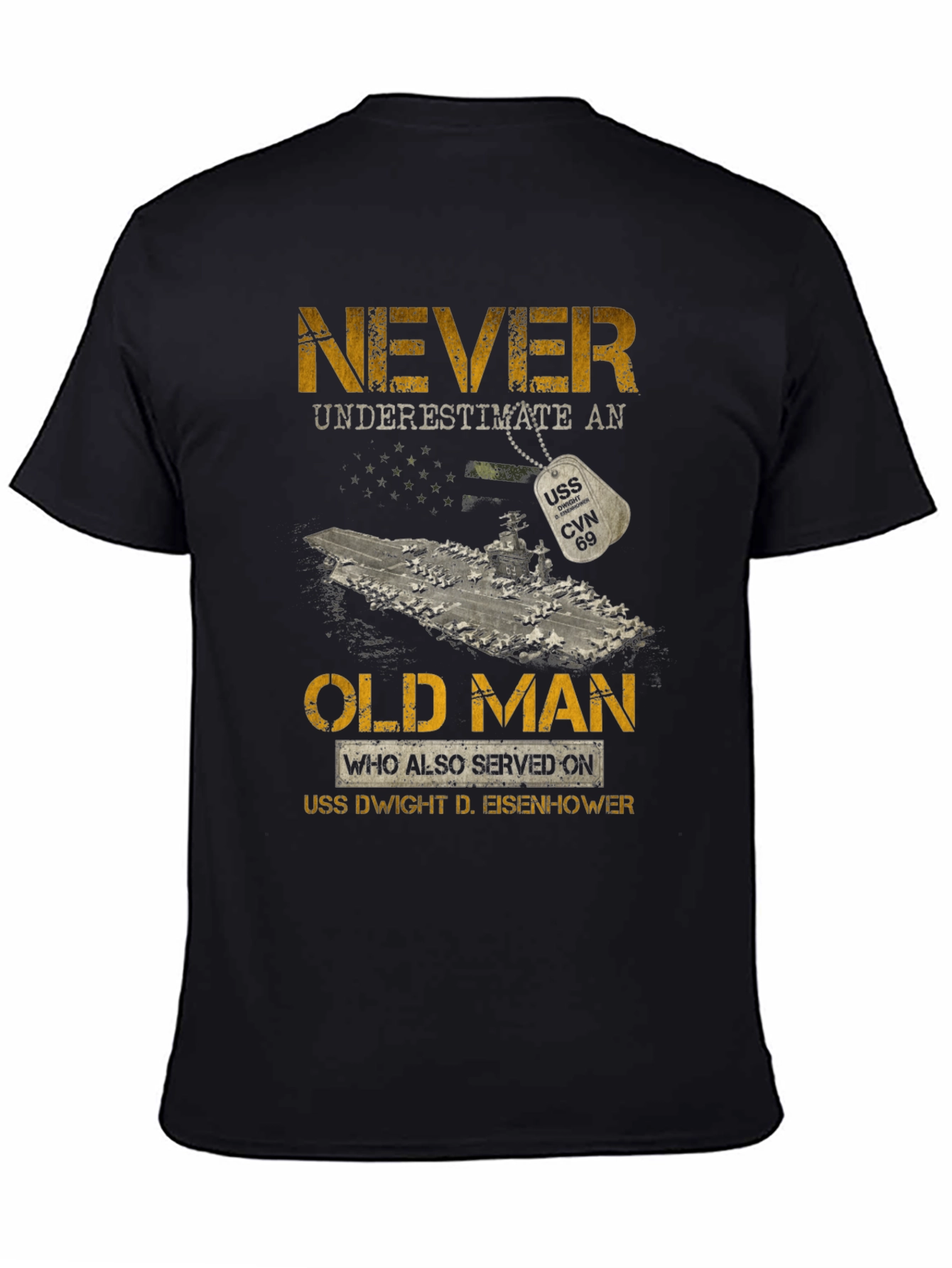 Never Underestimate an Old Man T-Shirt