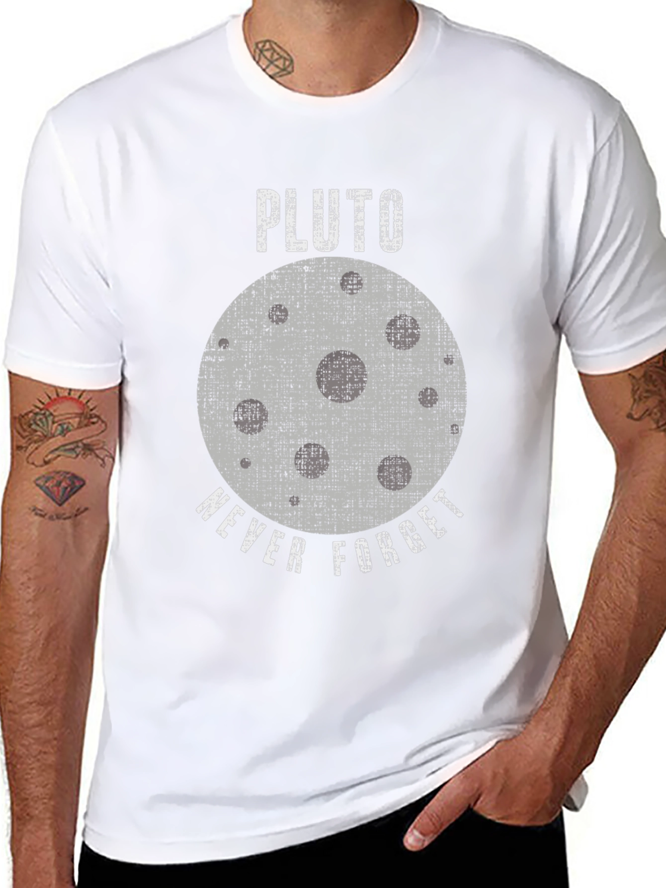 Pluto Never Forget Graphic Tee