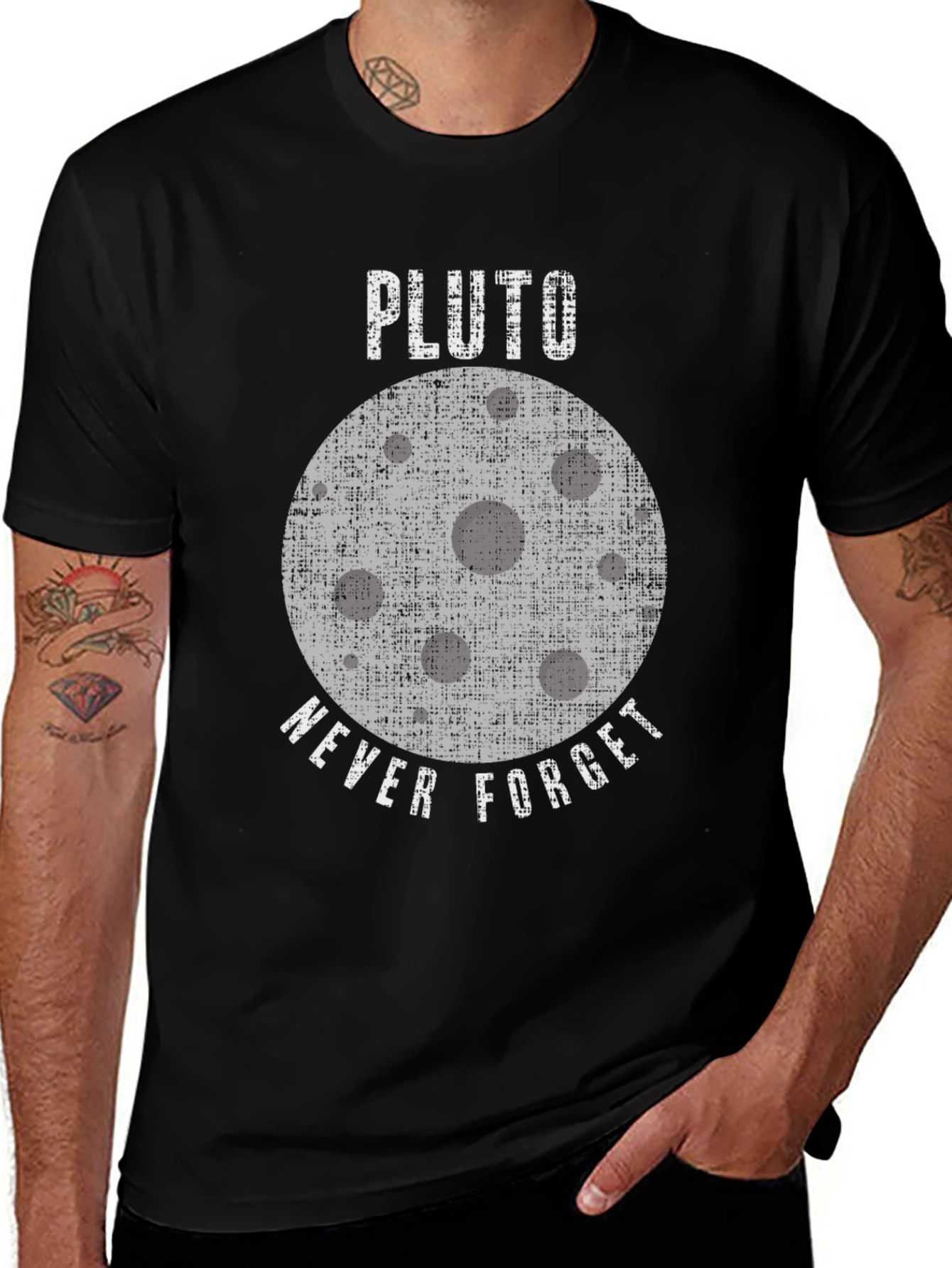 Pluto Never Forget Graphic Tee