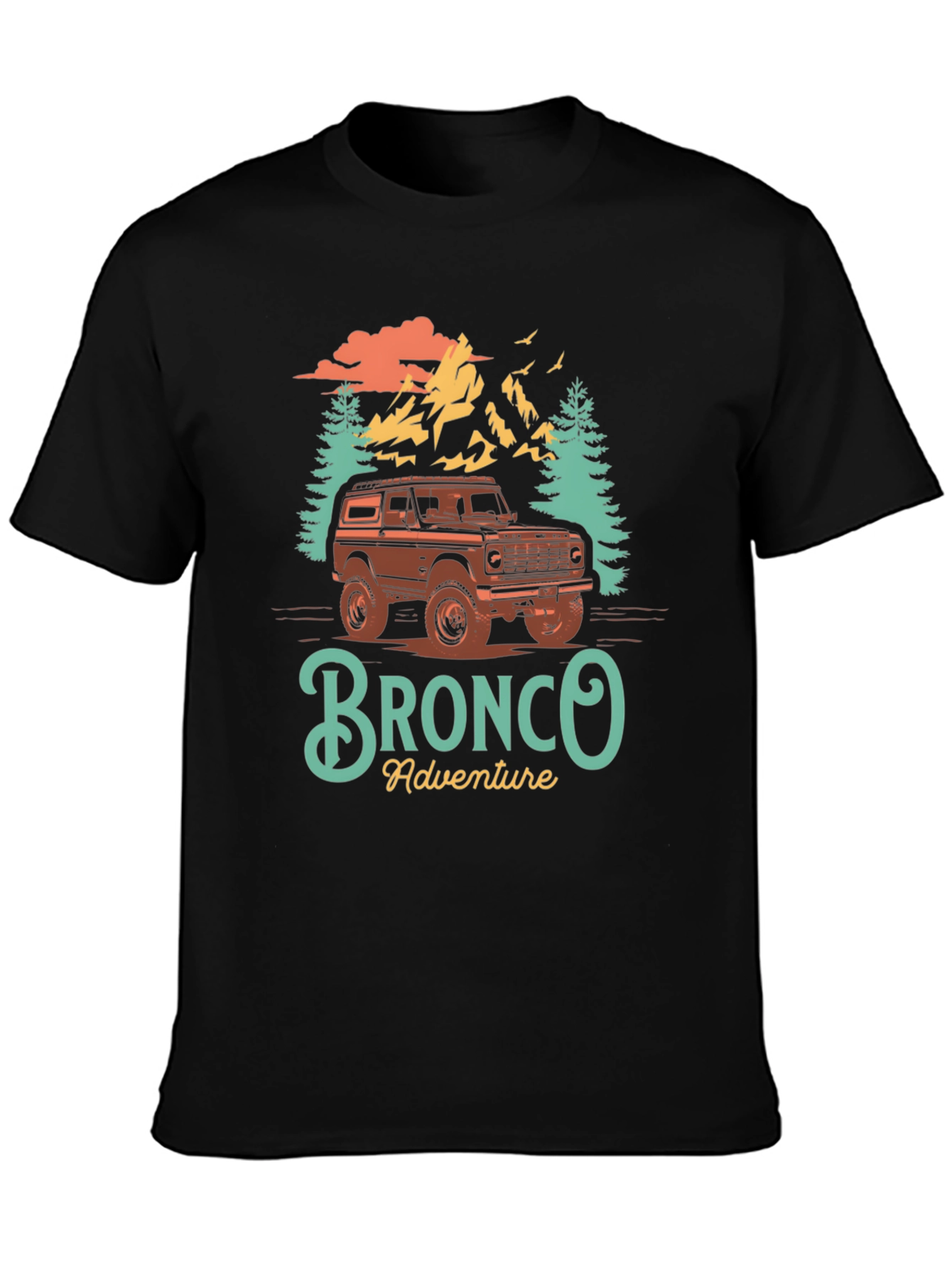 Bronco Adventure Graphic T-Shirt - Outdoor Style
