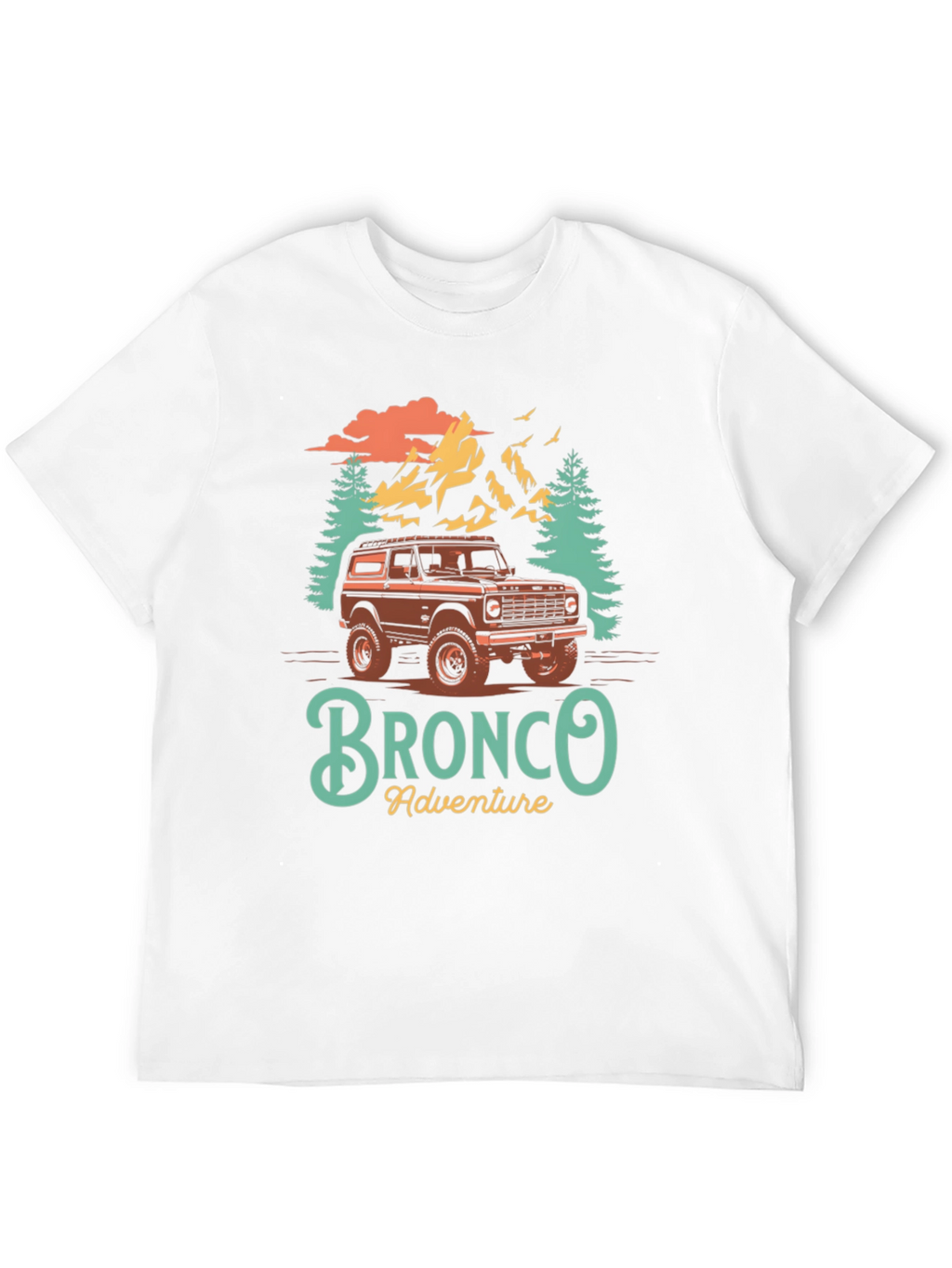 Bronco Adventure Graphic T-Shirt - Outdoor Style