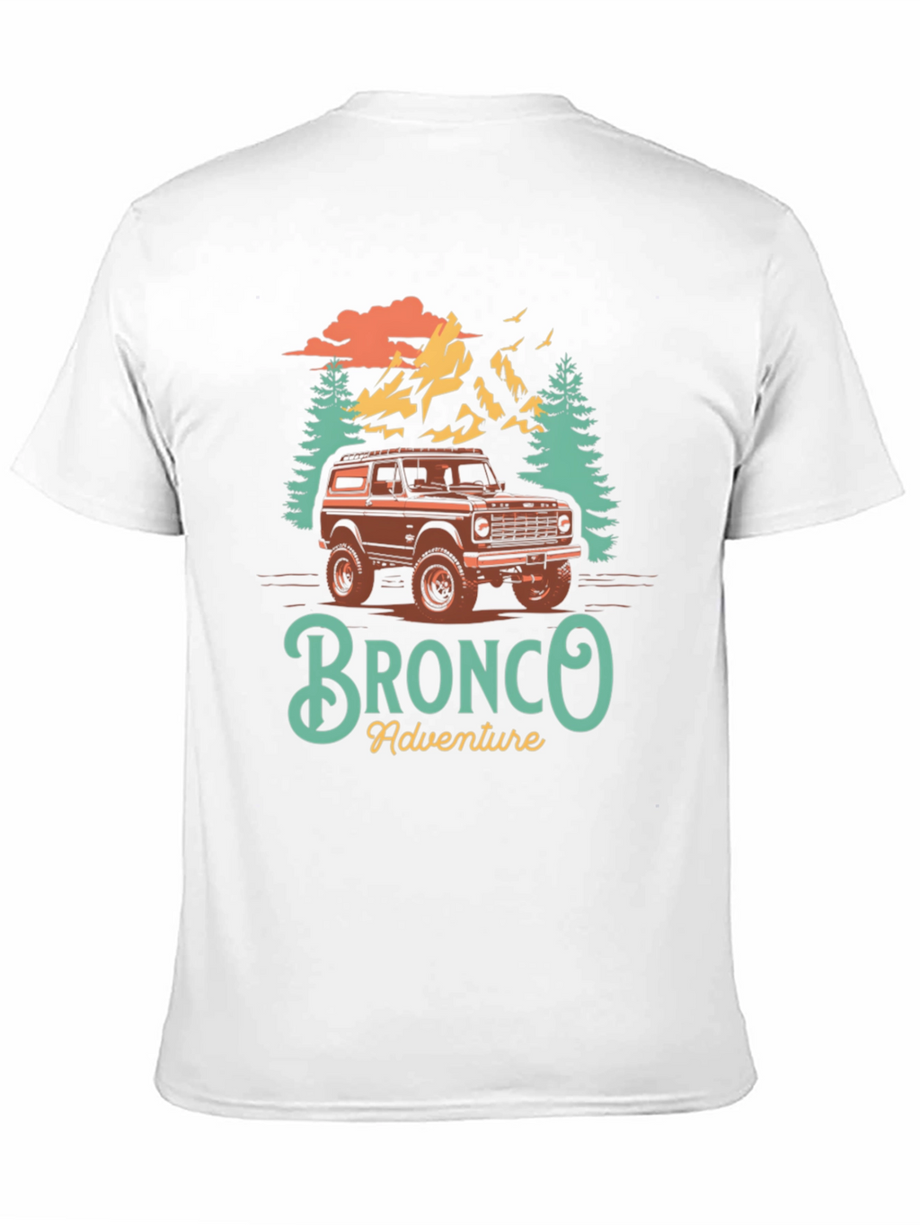 Bronco Adventure Graphic T-Shirt - Outdoor Style