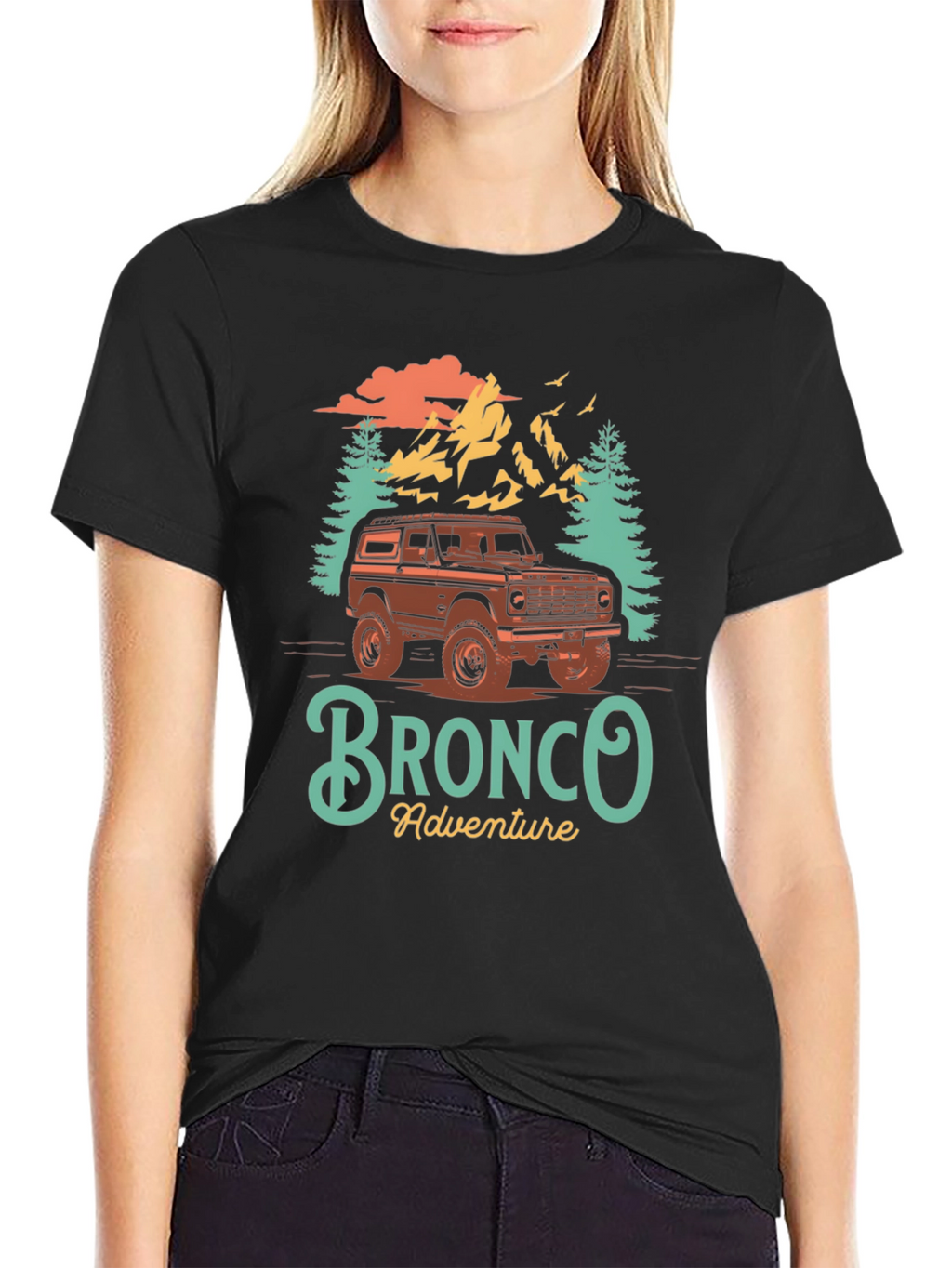 Bronco Adventure Graphic T-Shirt - Outdoor Style