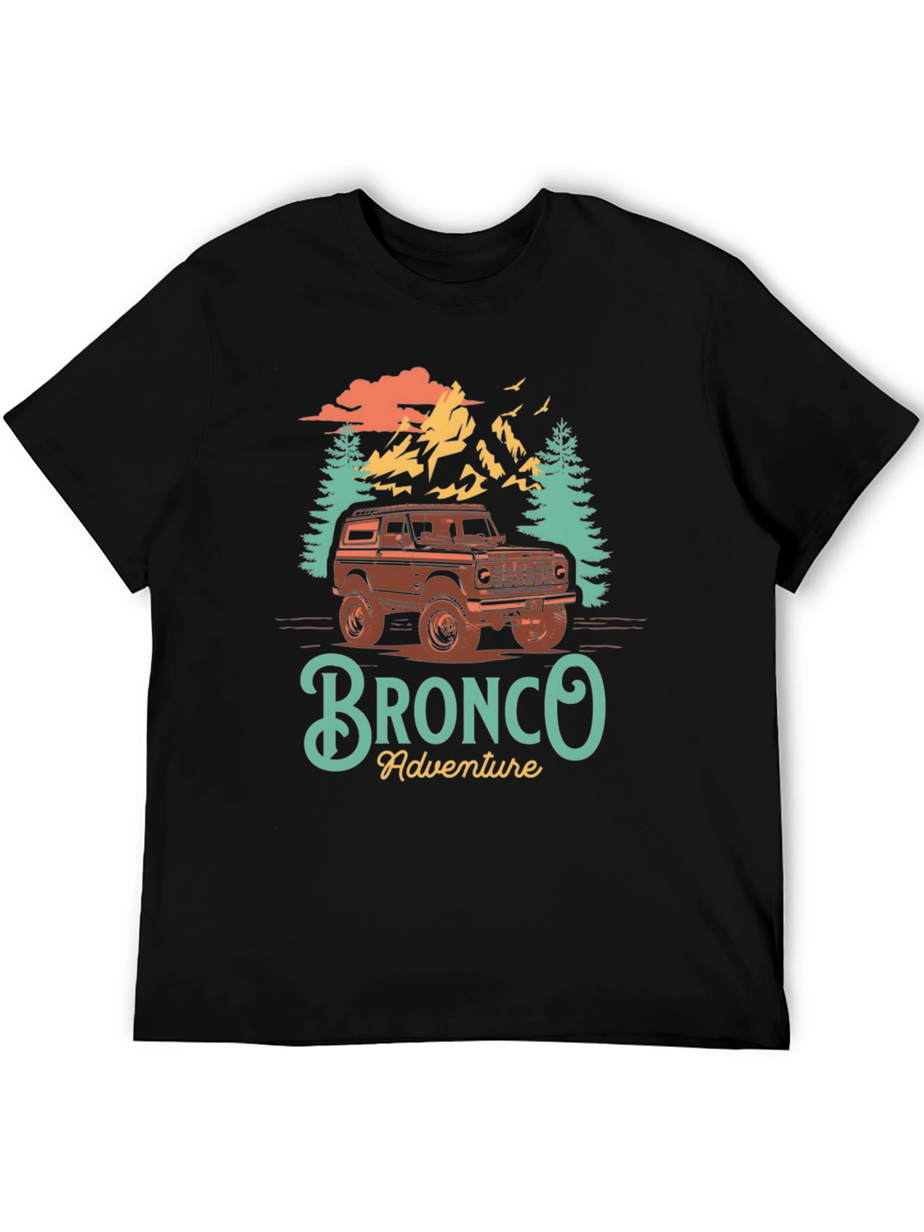 Bronco Adventure Graphic T-Shirt - Outdoor Style