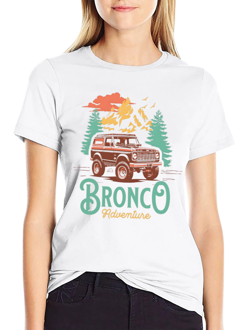 Bronco Adventure Graphic T-Shirt - Outdoor Style