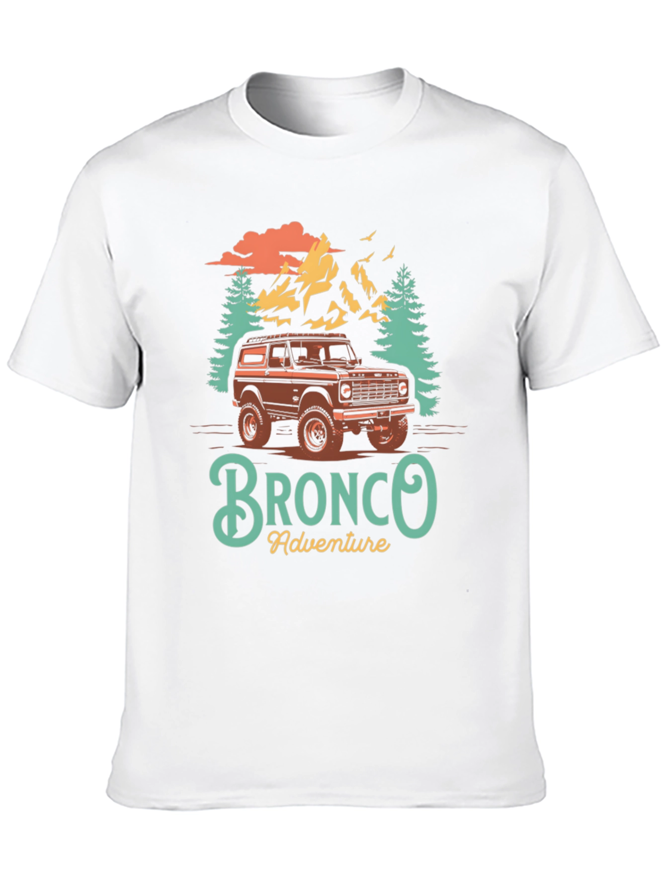 Bronco Adventure Graphic T-Shirt - Outdoor Style