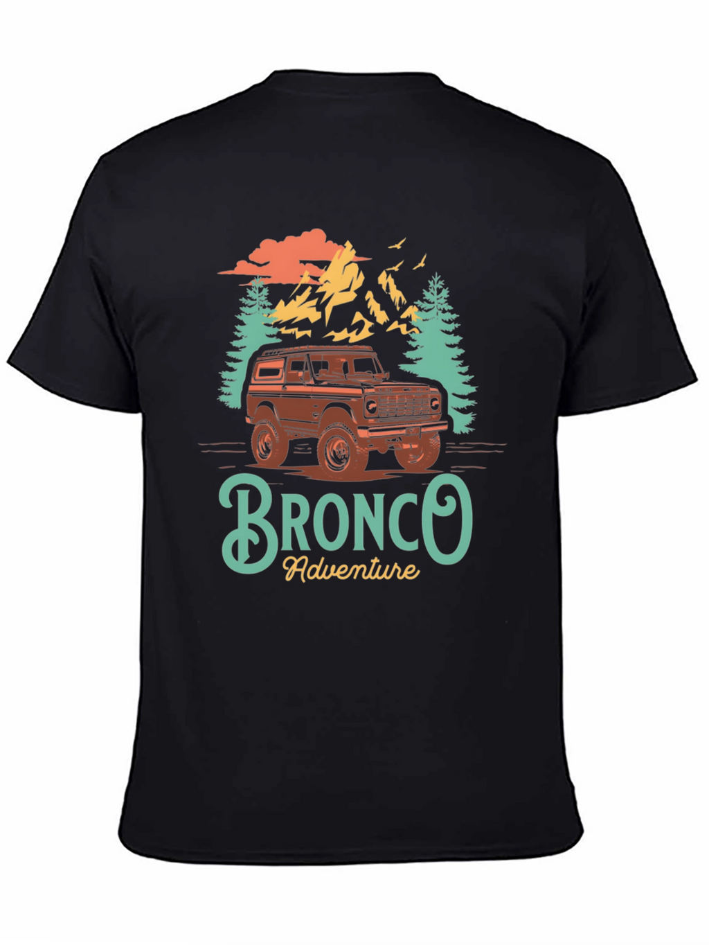 Bronco Adventure Graphic T-Shirt - Outdoor Style