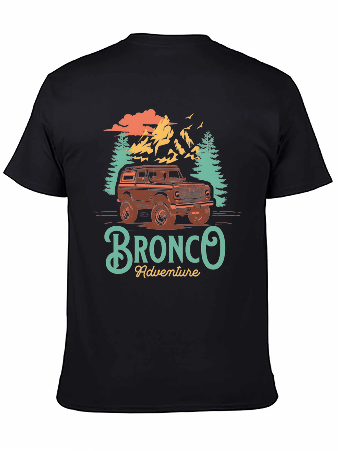 Bronco Adventure Graphic T-Shirt - Outdoor Style