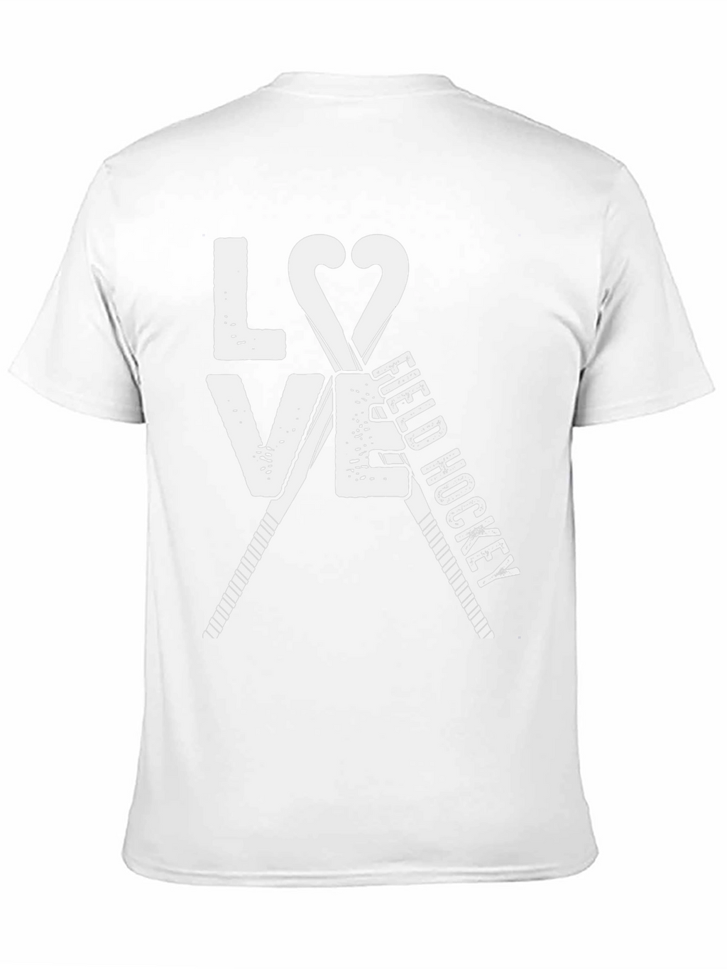 Love Field Hockey Black Graphic T-Shirt