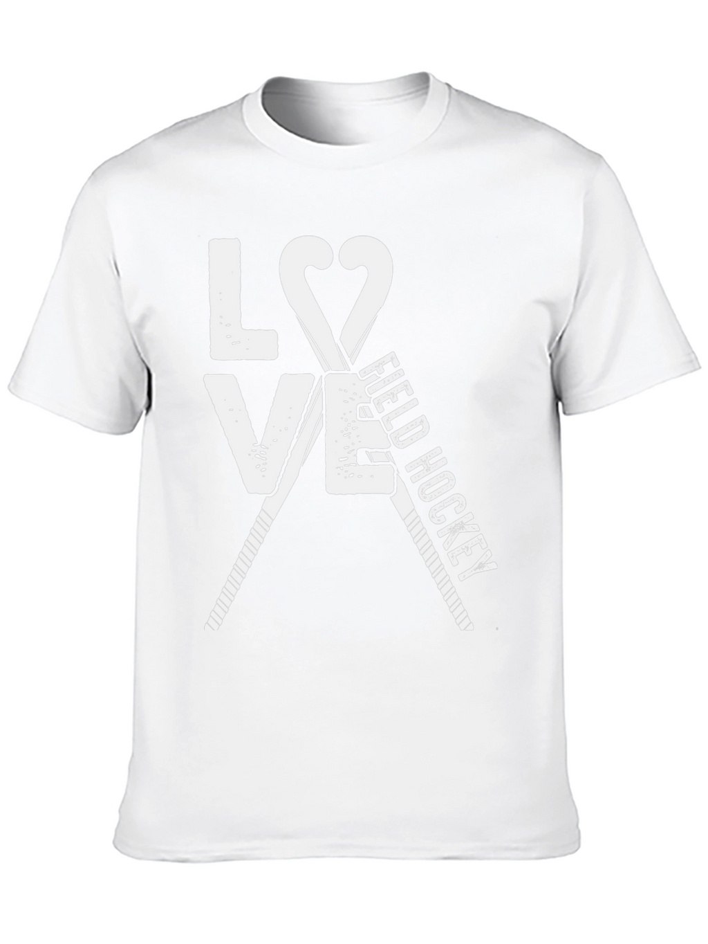 Love Field Hockey Black Graphic T-Shirt