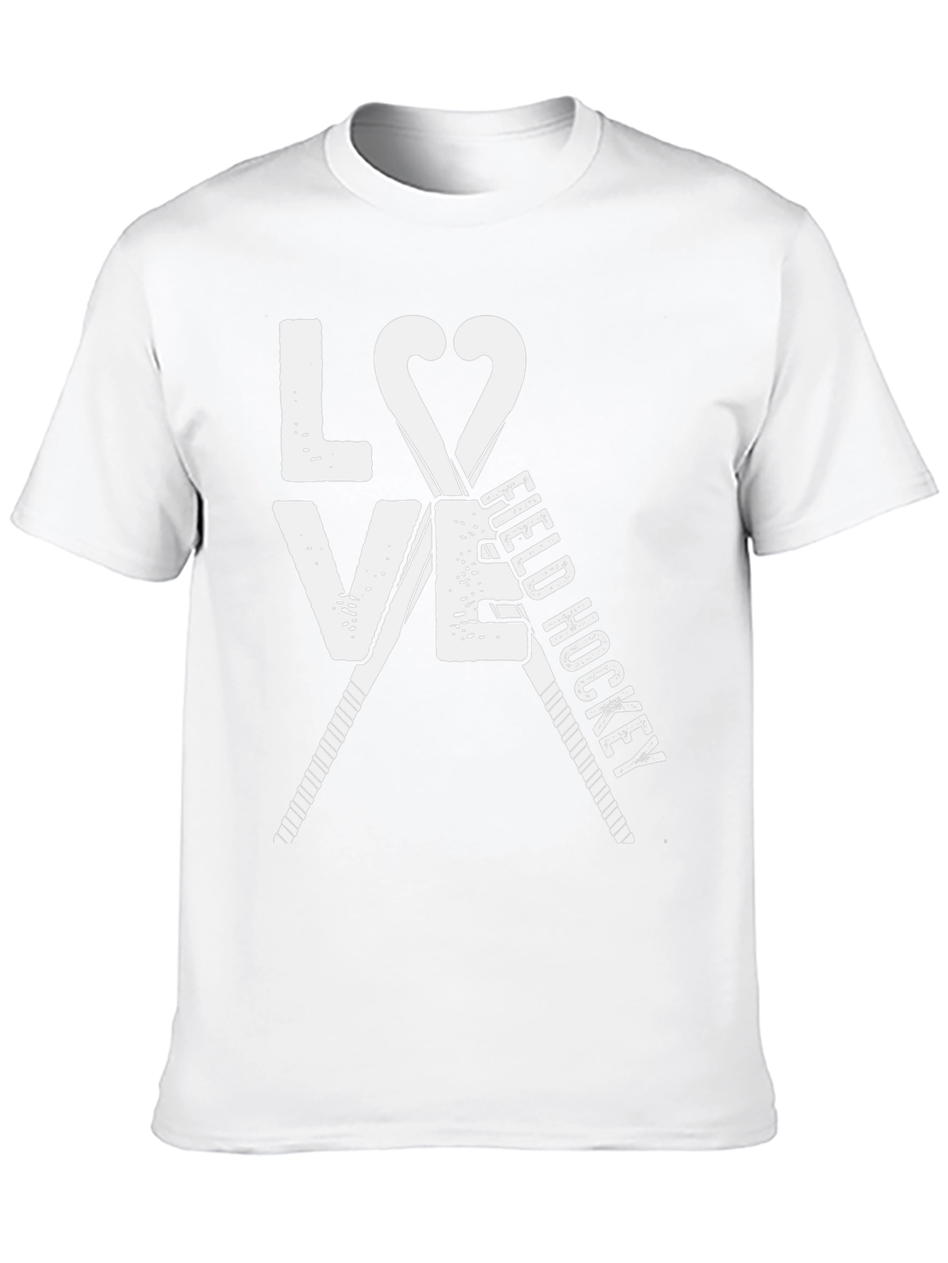 Love Field Hockey Black Graphic T-Shirt