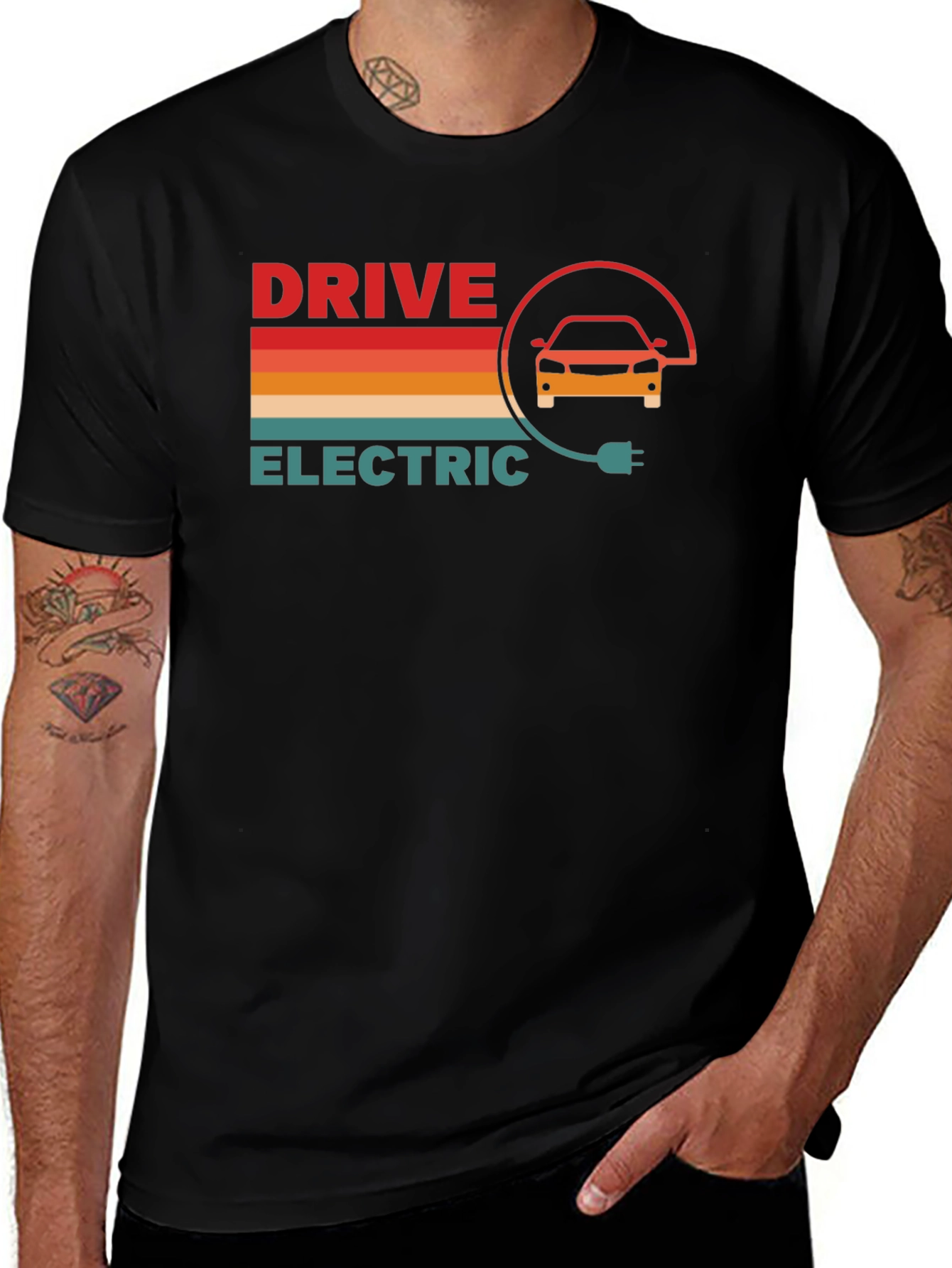 Drive Electric Tee - Retro Style