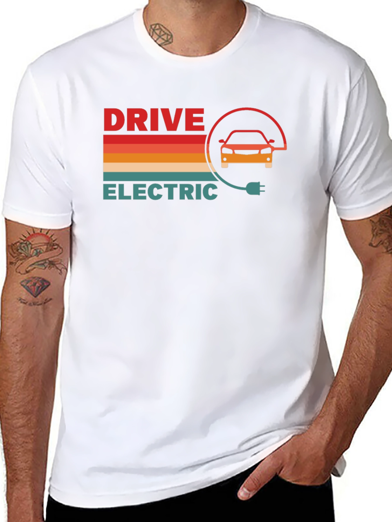 Drive Electric Tee - Retro Style