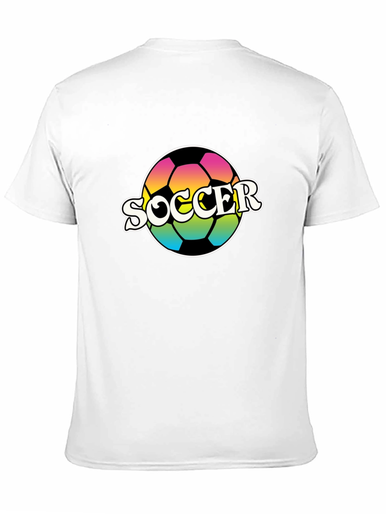 Retro Soccer Ball Graphic T-Shirt
