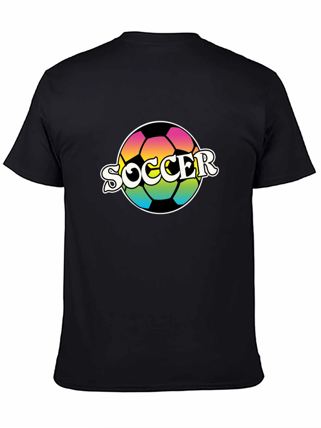 Retro Soccer Ball Graphic T-Shirt