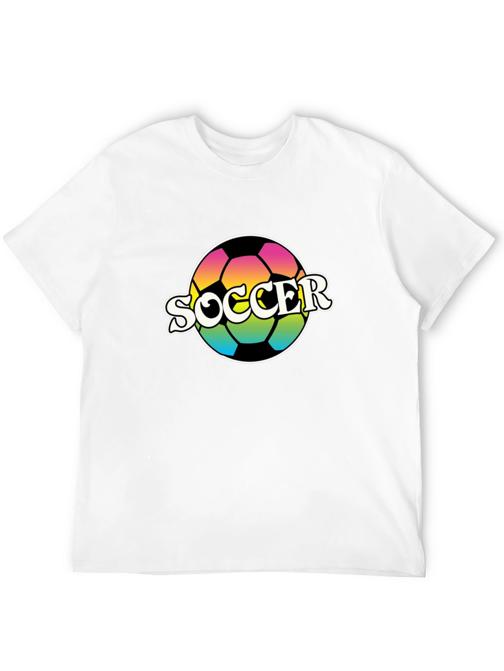Retro Soccer Ball Graphic T-Shirt