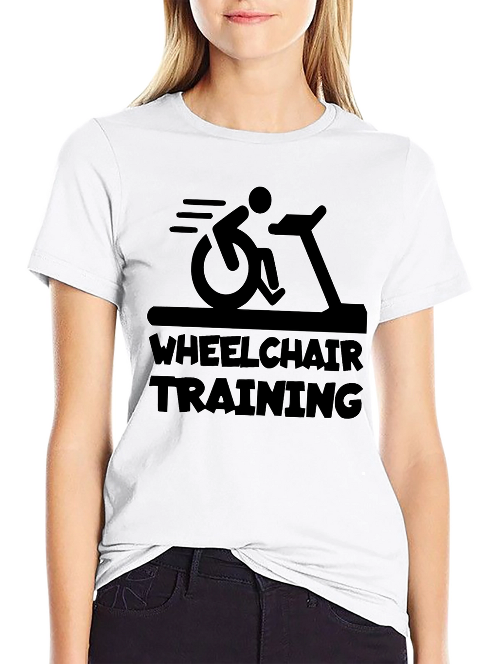 Wheelchair Training Graphic T-Shirt