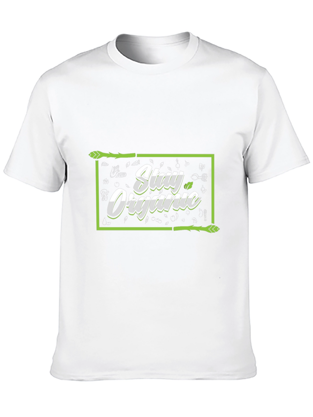 Stay Organic Black T-Shirt