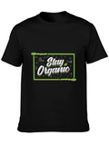 Stay Organic Black T-Shirt