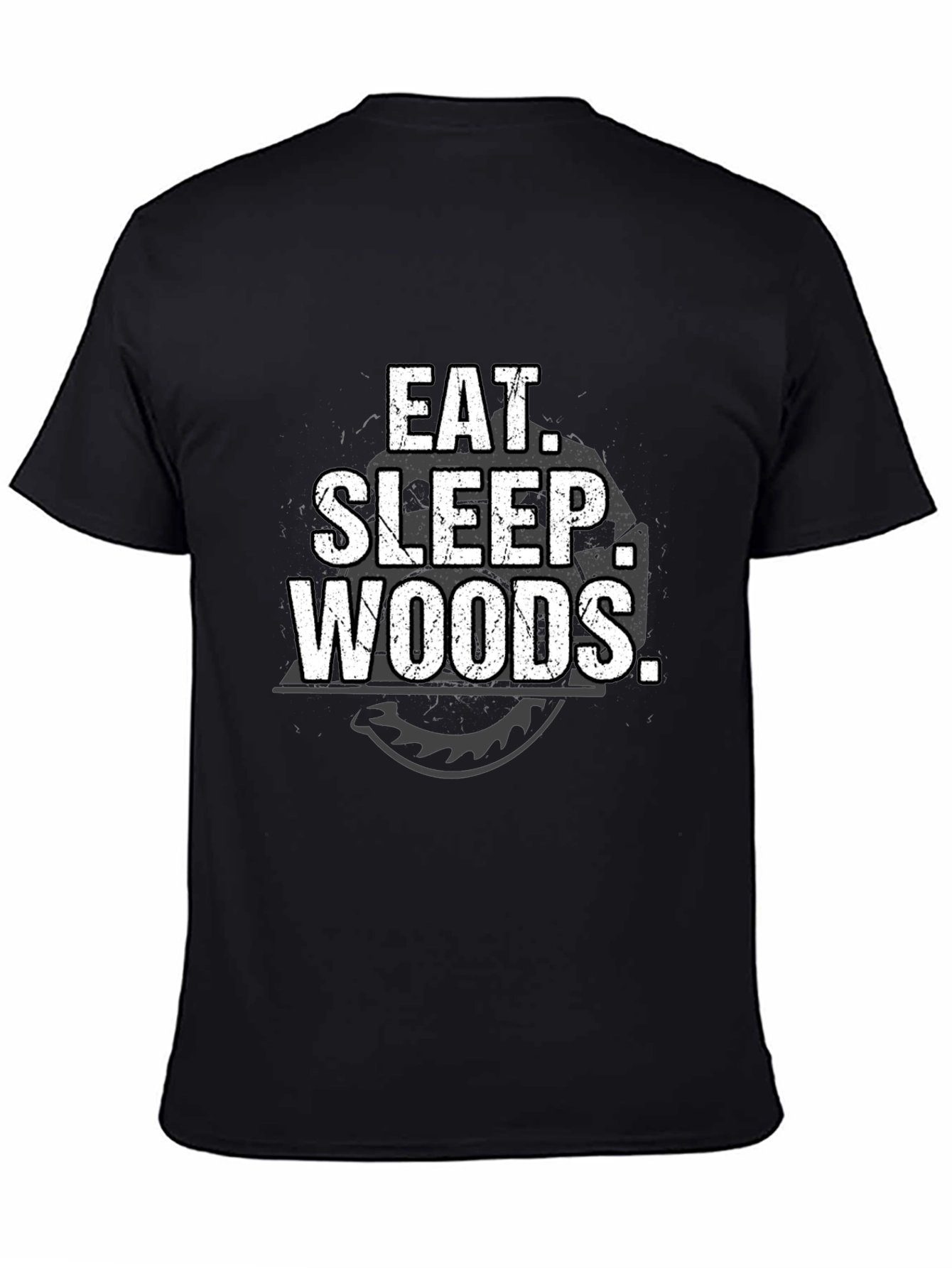 Eat Sleep Woods T-Shirt | Woodworking Humor Tee
