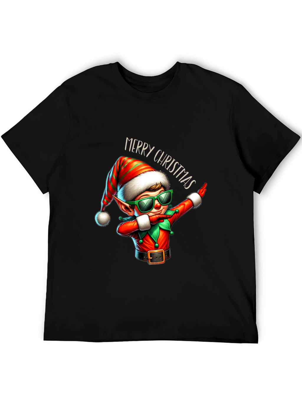 Festive Christmas Elf Dab T-Shirt